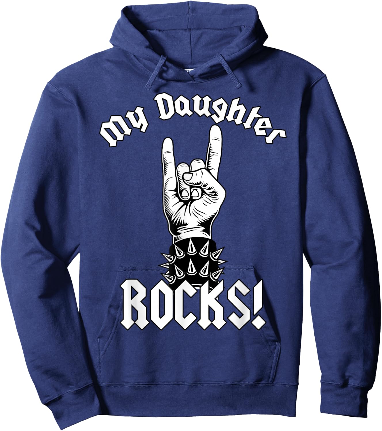 My Daughter-Rocks! - Funny Family Humor Hoodie - Hoodie | Navy
