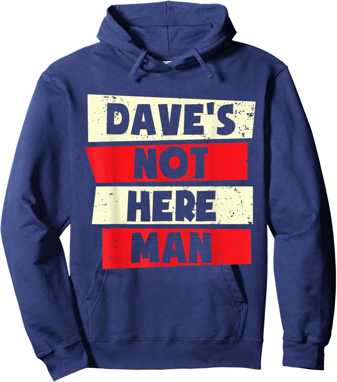 Funny Dave Forename Hoodie - Hoodie | Navy