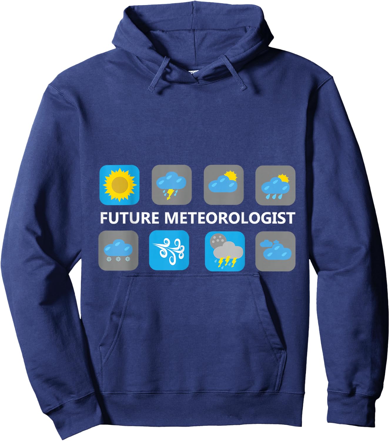Weather Icon Future Meteorologist Hoodie - Hoodie | Navy