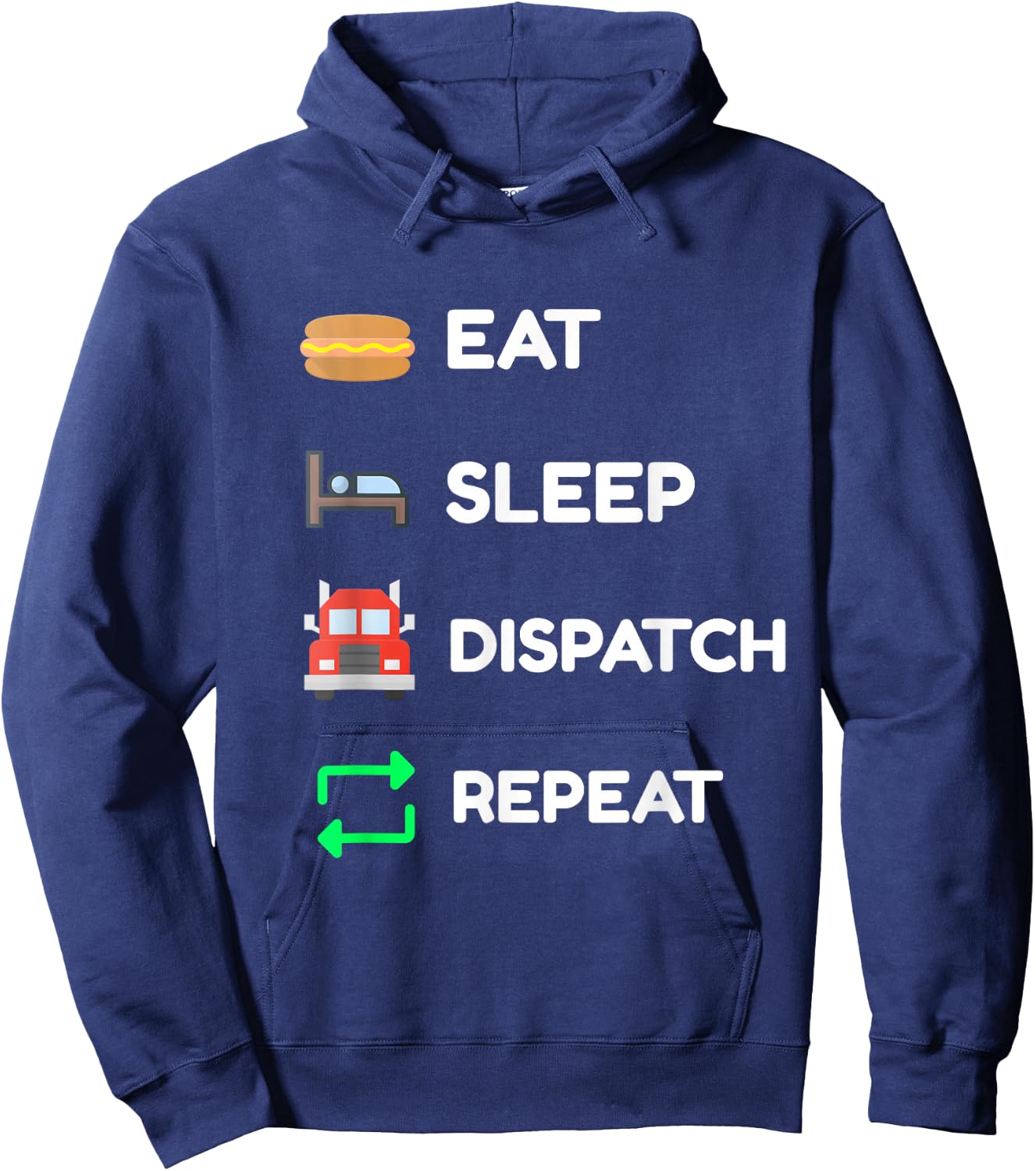 Truck Dispatcher Gift Hoodie - Hoodie | Navy