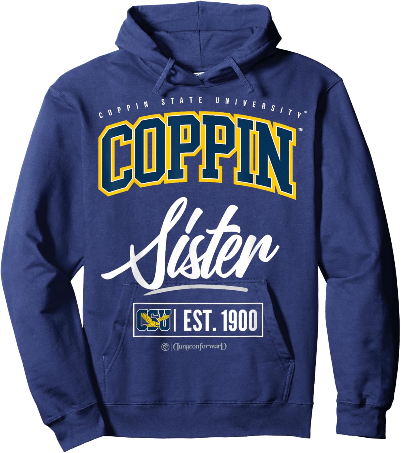 Coppin State University - CSU HBCU Sister Hoodie - Hoodie | Navy
