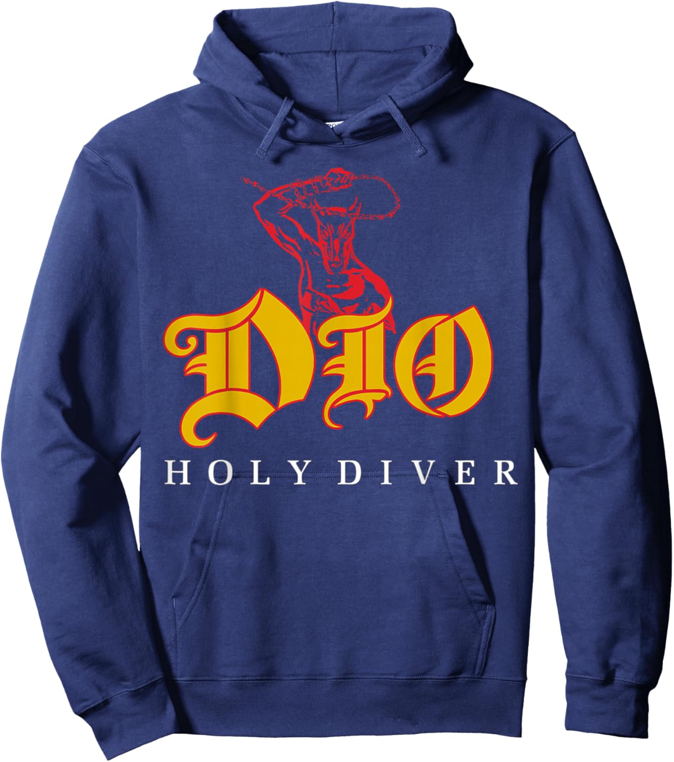 Dio – Holy Diver on Asphalt Hoodie - Hoodie | Navy