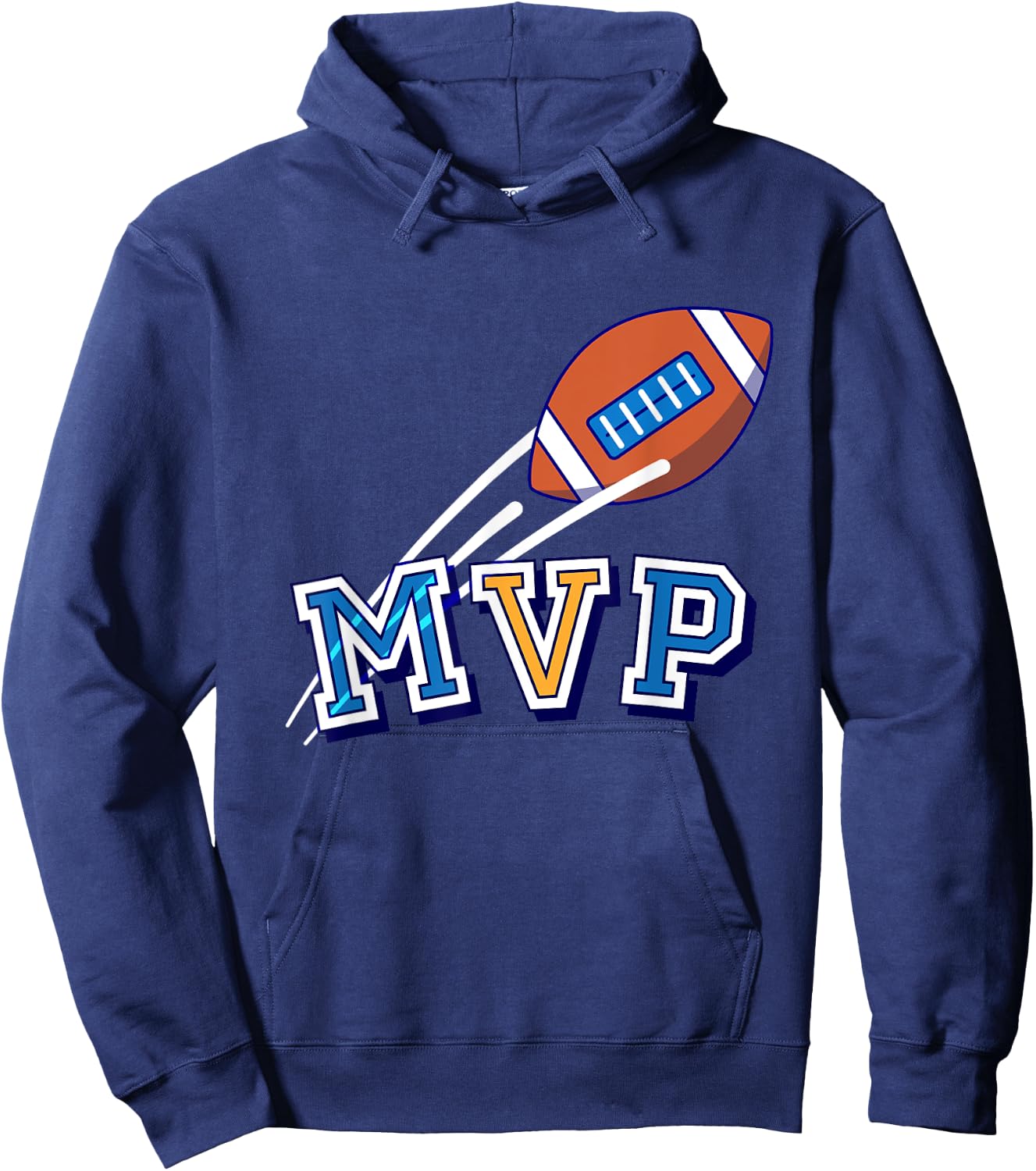 MVP - American Football Player Birthday Gift Hoodie - Hoodie | Navy