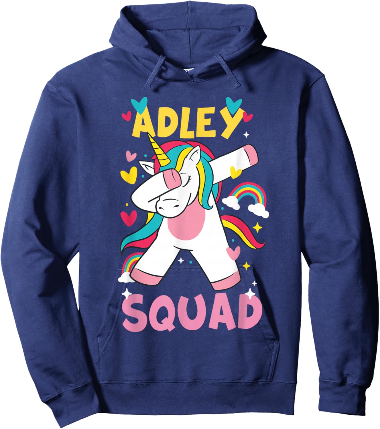 Adley Merch Unicorn Design Hoodie - Hoodie | Navy
