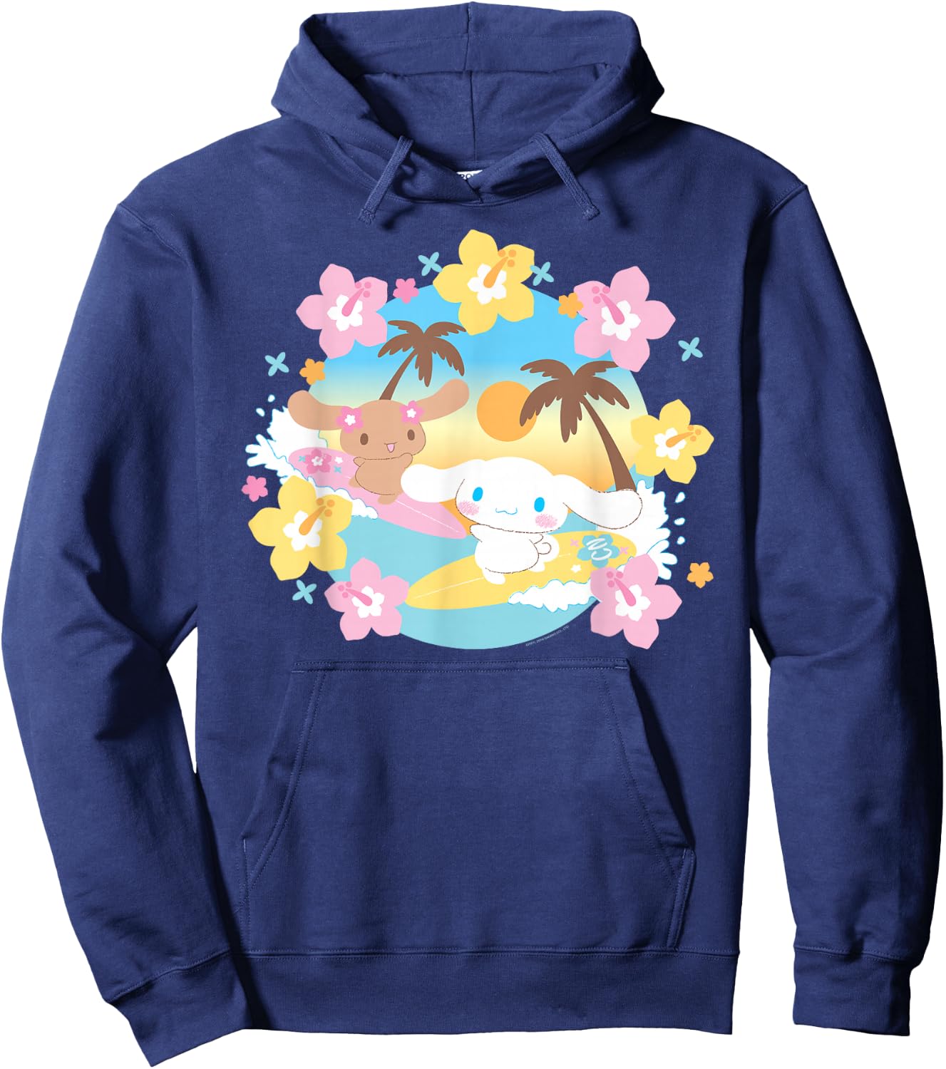 Cinnanoroll Surfing Hoodie - Hoodie | Navy