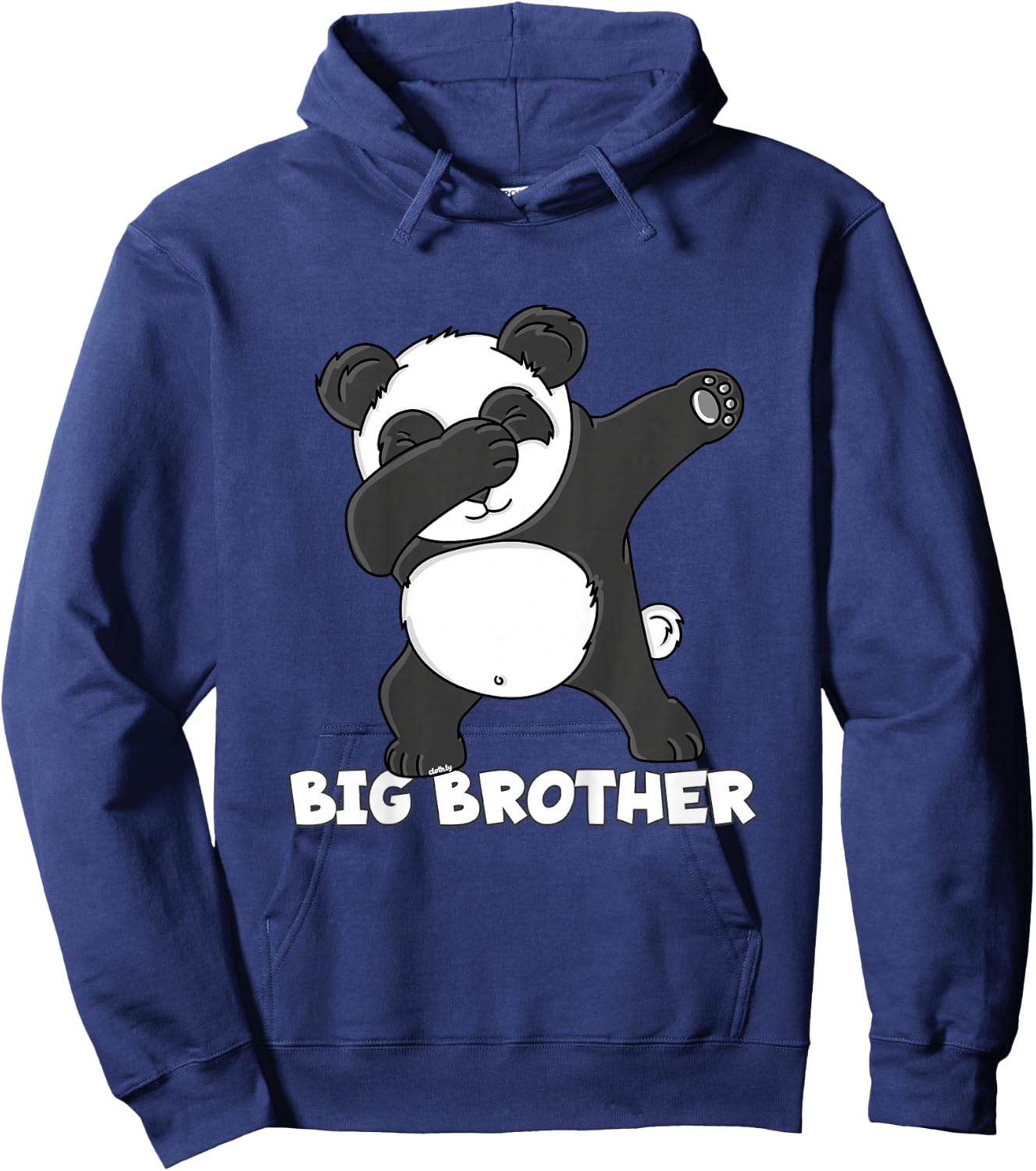Kids Big Brother Shirt Dabbing Panda Hoodie - Hoodie | Navy
