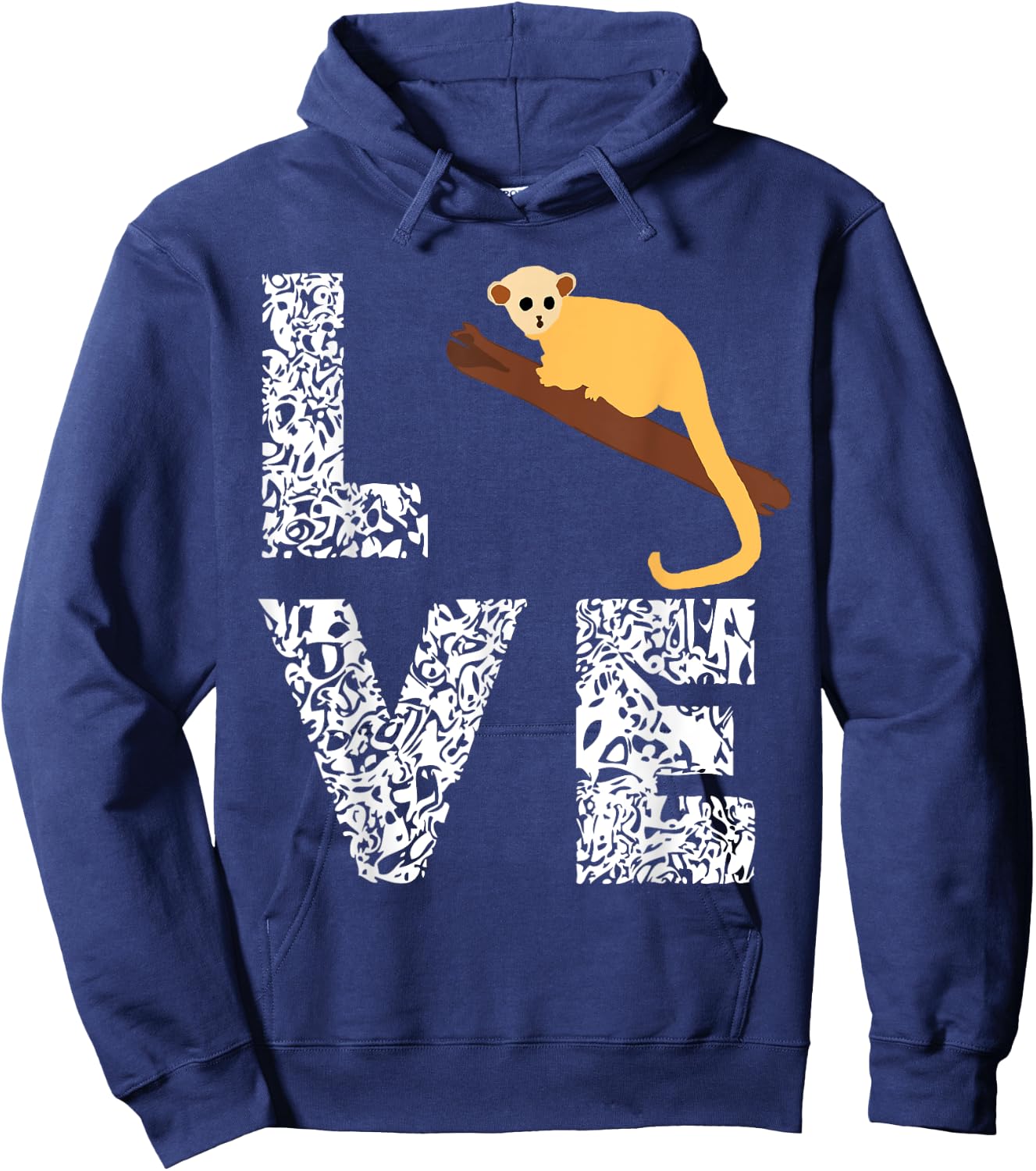 Kinkajou Lover Pet Wildlife Animal Monkey Lover Hoodie - Hoodie | Navy