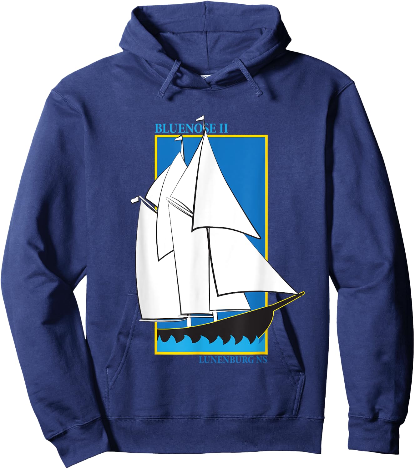 Bluenose II, Lunenburg, Nova Scotia, Canada Hoodie - Hoodie | Navy
