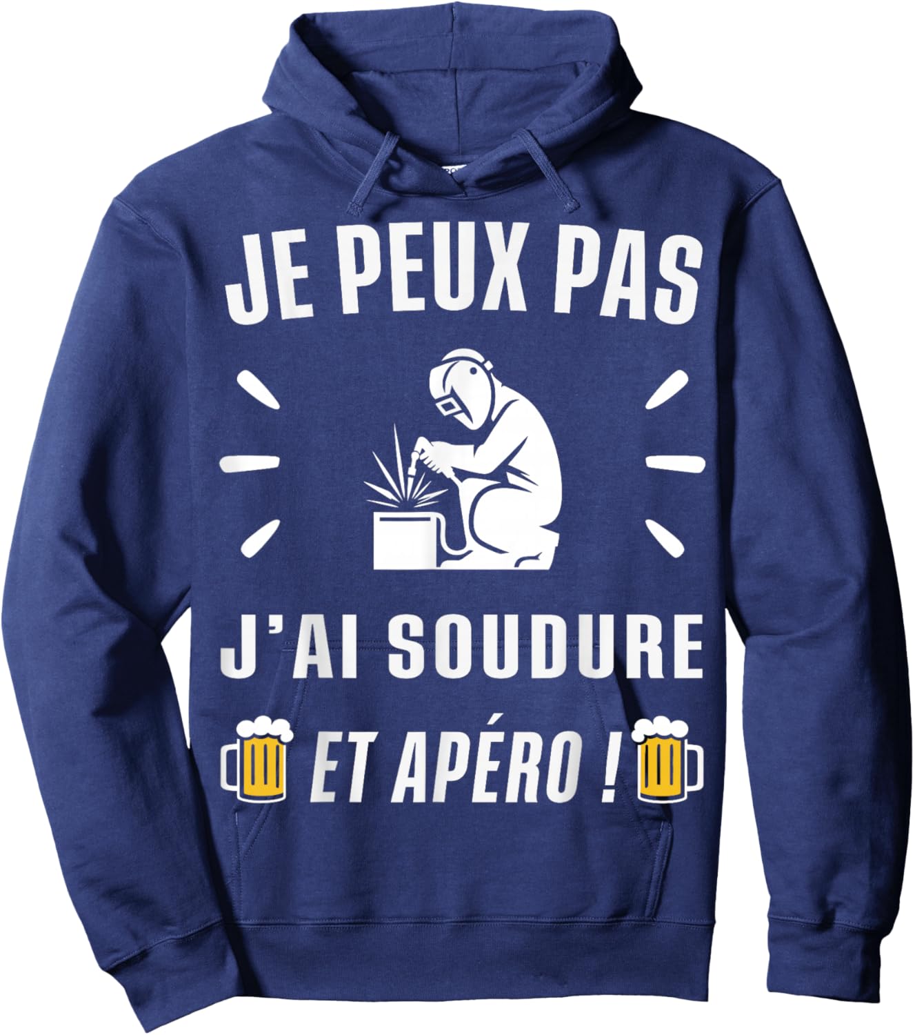 I Can't Have Welding , Black, S Hoodie - Hoodie | Navy