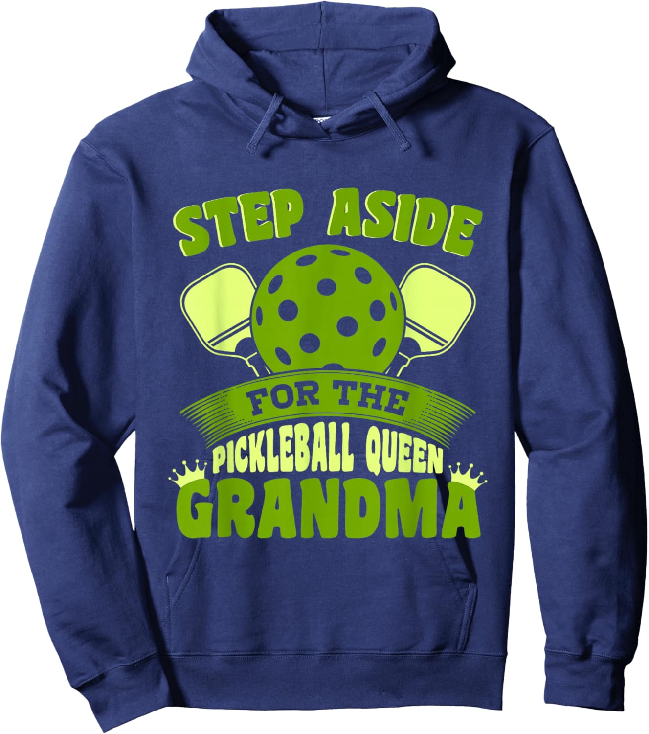 Pickleball Grandma Pickleball Queen Grandma Hoodie - Hoodie | Navy