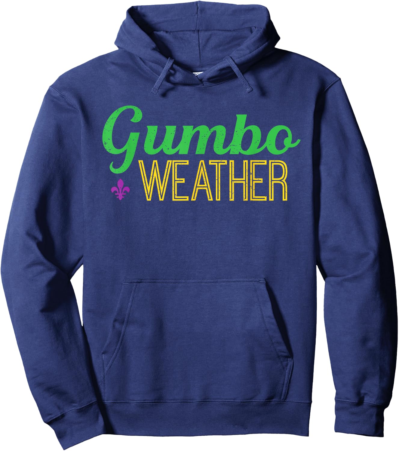 Gumbo weather, make some Gumbo Hoodie - Hoodie | Navy