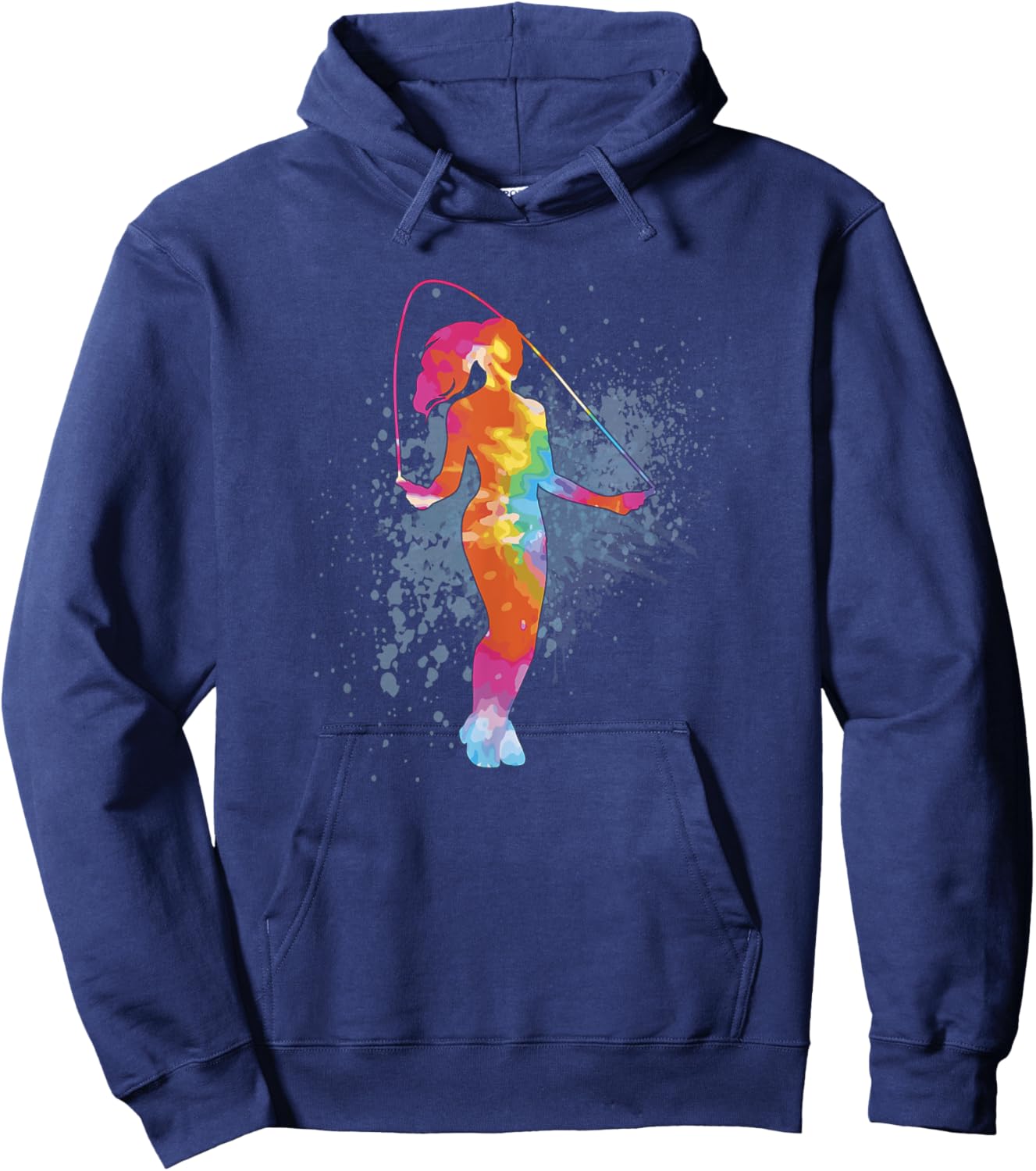 Fitness Roping - Jumping Rope Skipping Women Hoodie - Hoodie | Navy