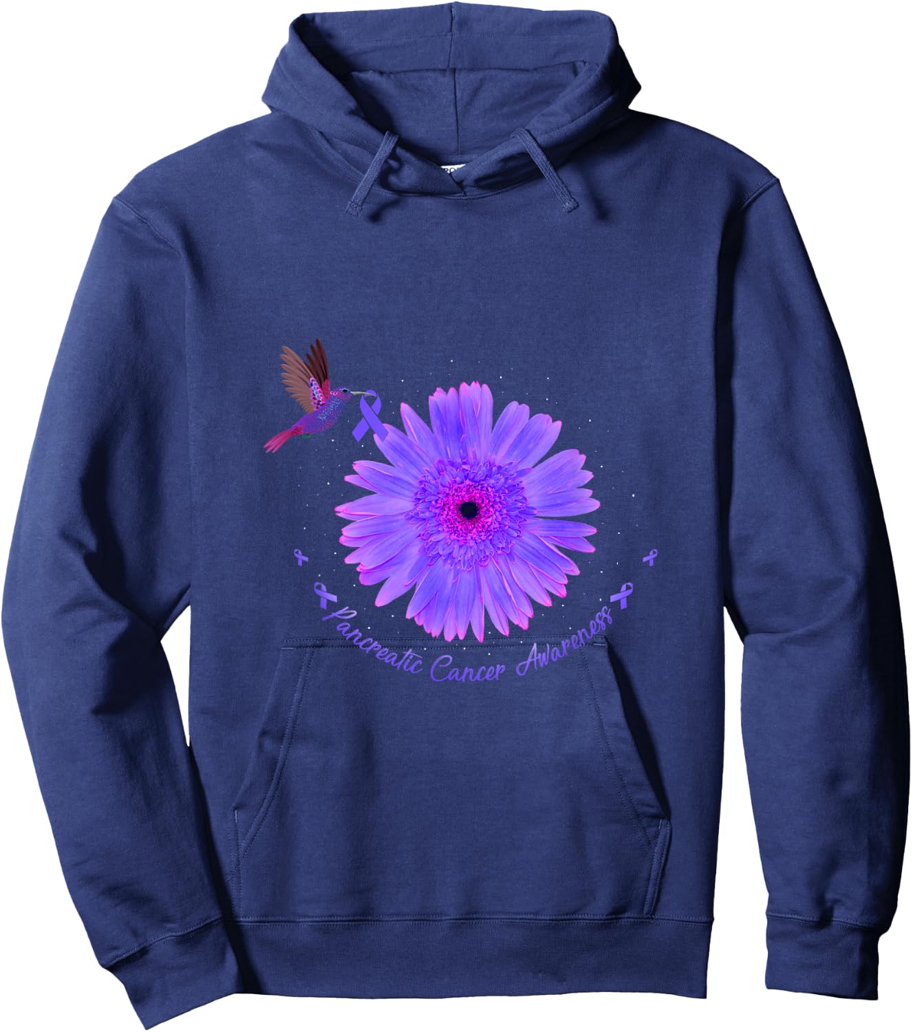 Pancreatic Cancer Awareness Hoodie - Hoodie | Navy