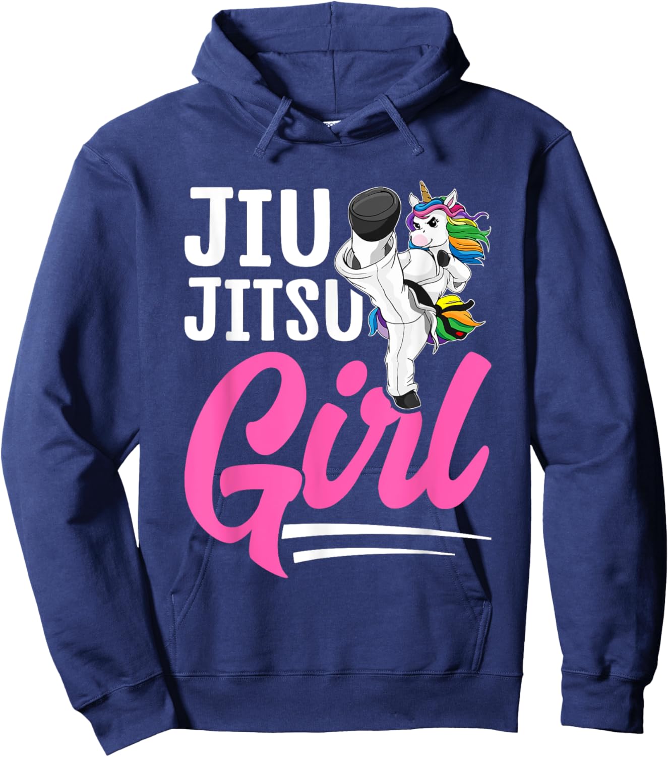 Jiu Jitsu Girl BJJ Girl Martial Arts Hoodie - Hoodie | Navy