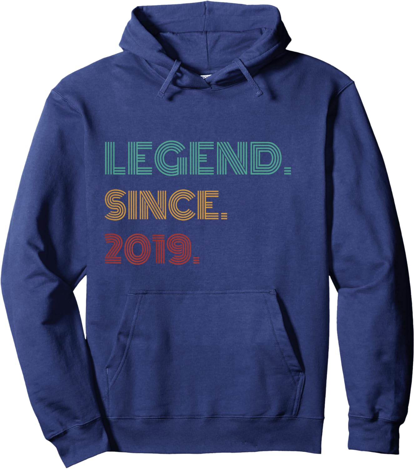 7 Years Old Legend Since 2019 7th Birthday Hoodie - Hoodie | Navy