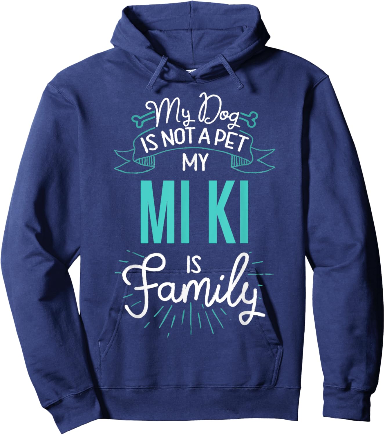 Cute Mi Ki Shirt Family Dog Gift Men Hoodie - Hoodie | Navy