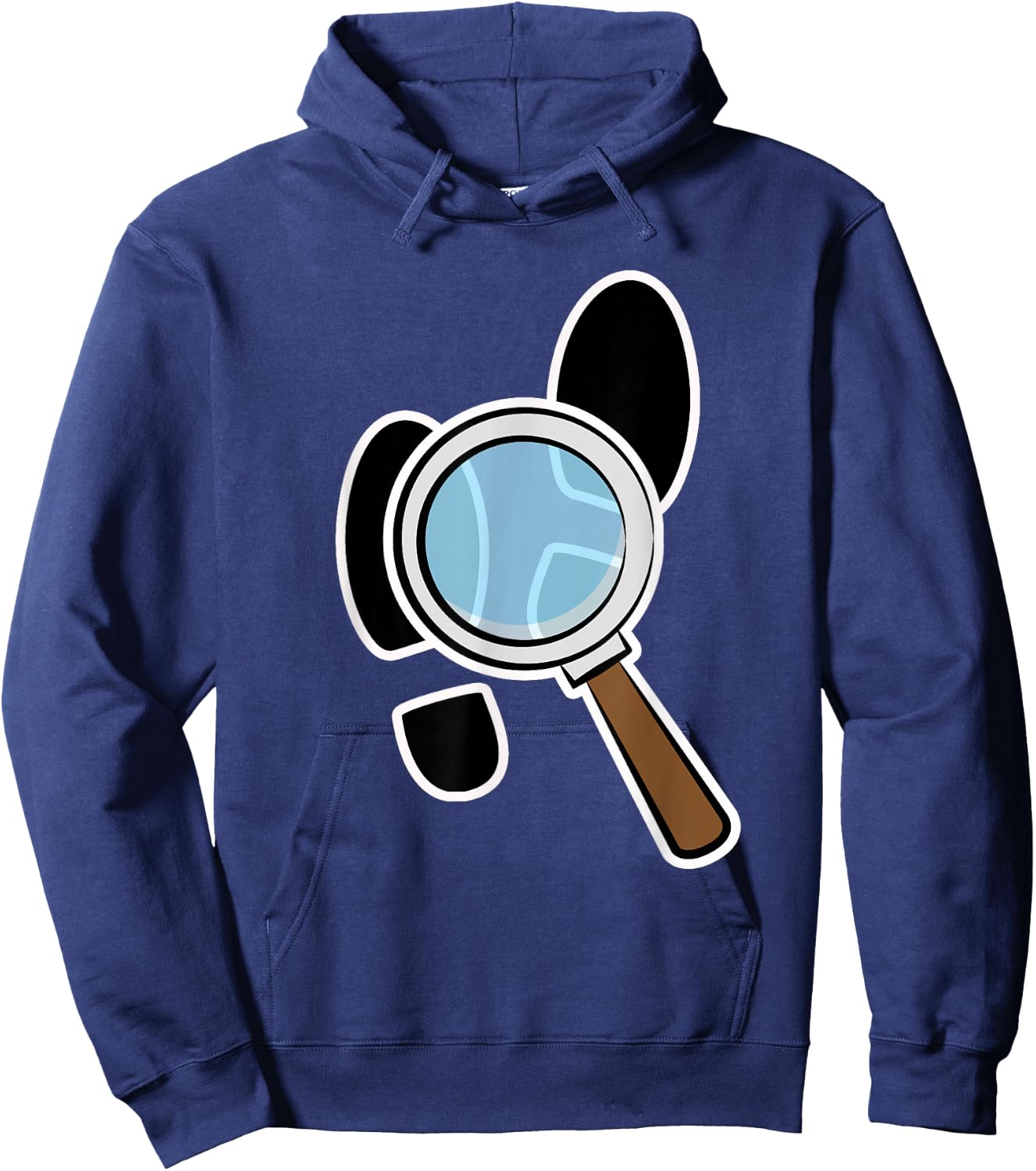 Detective design - magnifying glass Hoodie - Hoodie | Navy