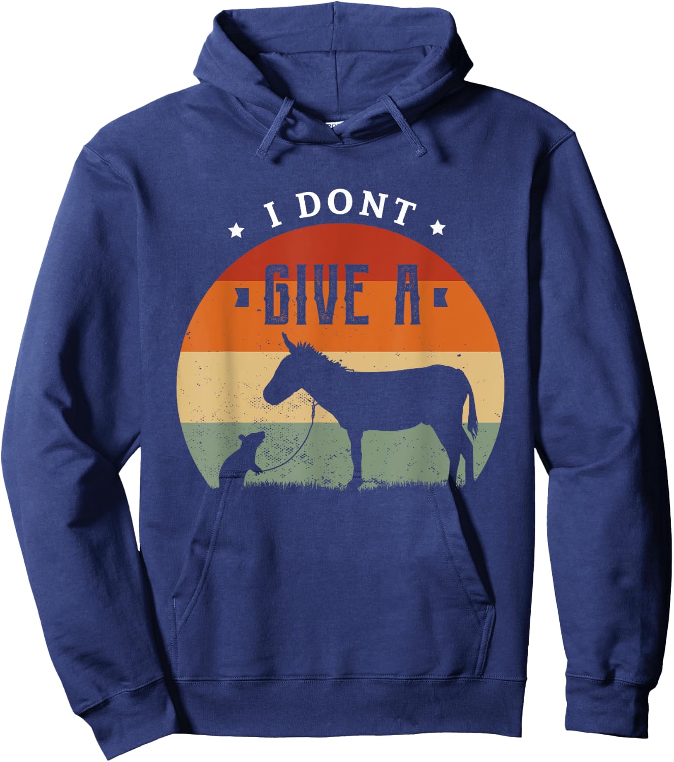 I don't give a Rats Donkey Gifts for a Rats Fan Hoodie - Hoodie | Navy
