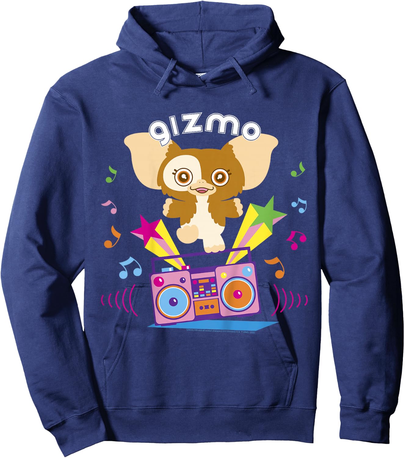 Kids Gremlins Gizmo Party Portrait Hoodie - Hoodie | Navy