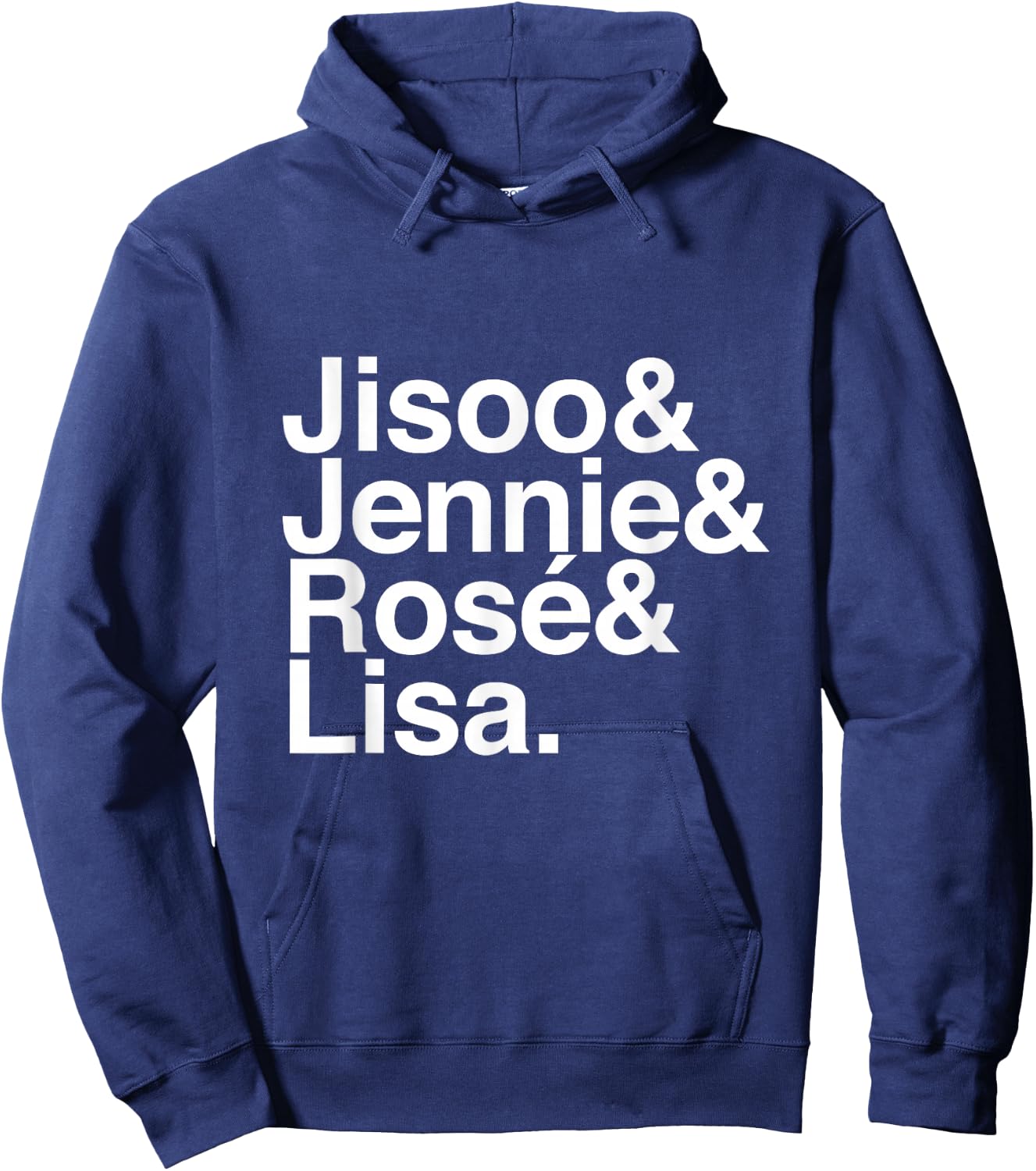 Jisoo, Jennie, Rosé, and Lisa Hoodie - Hoodie | Navy