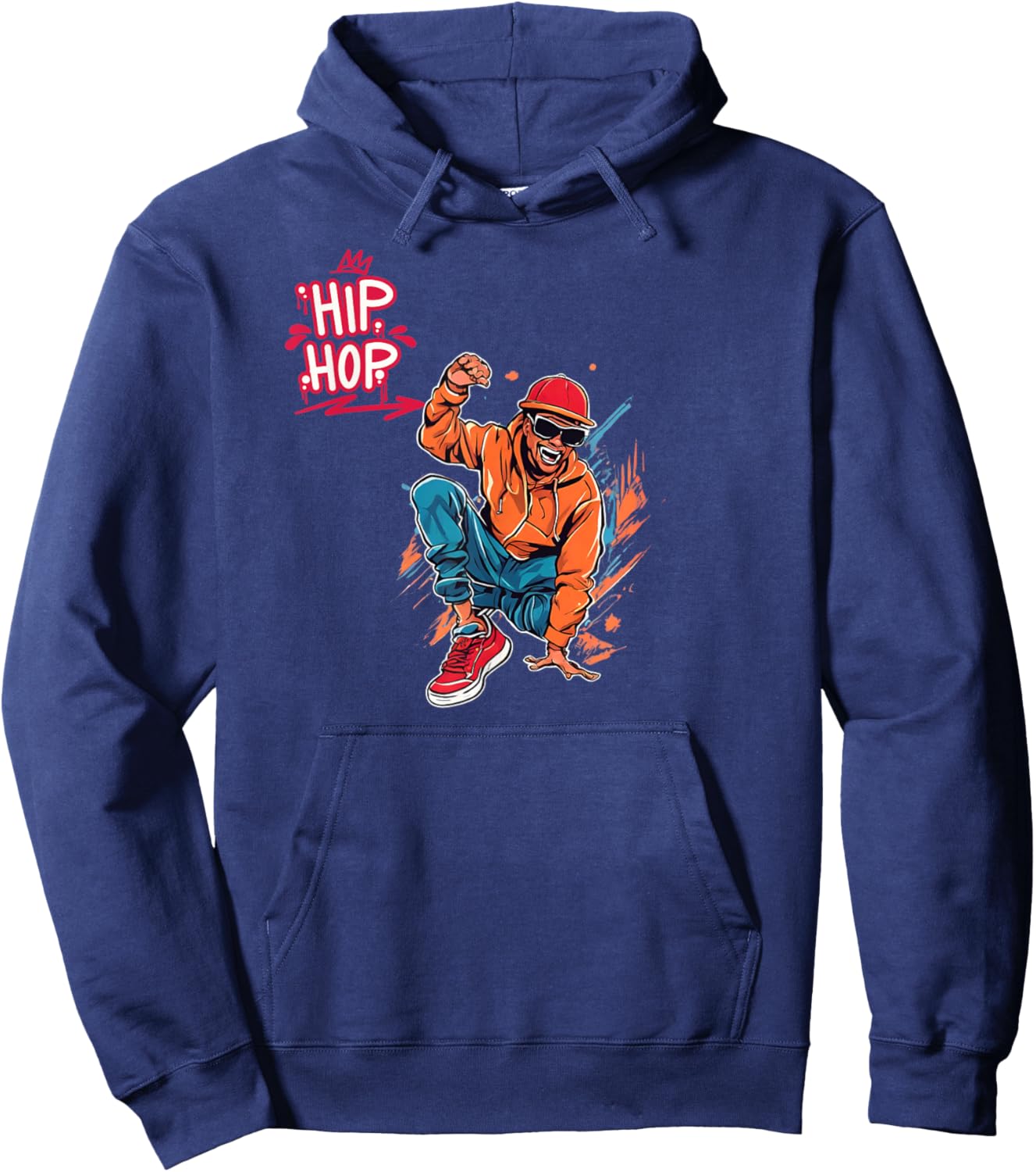 Breakdancer - Breakbeat - Hip Hop - Break Dance Hoodie - Hoodie | Navy