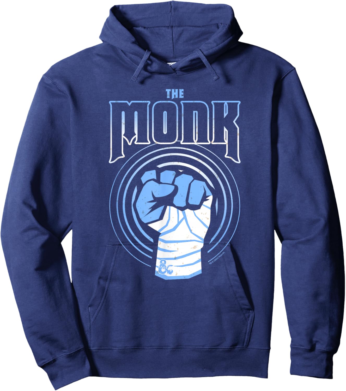 Dungeons & Dragons The Monk Class Combat Logo Hoodie - Hoodie | Navy