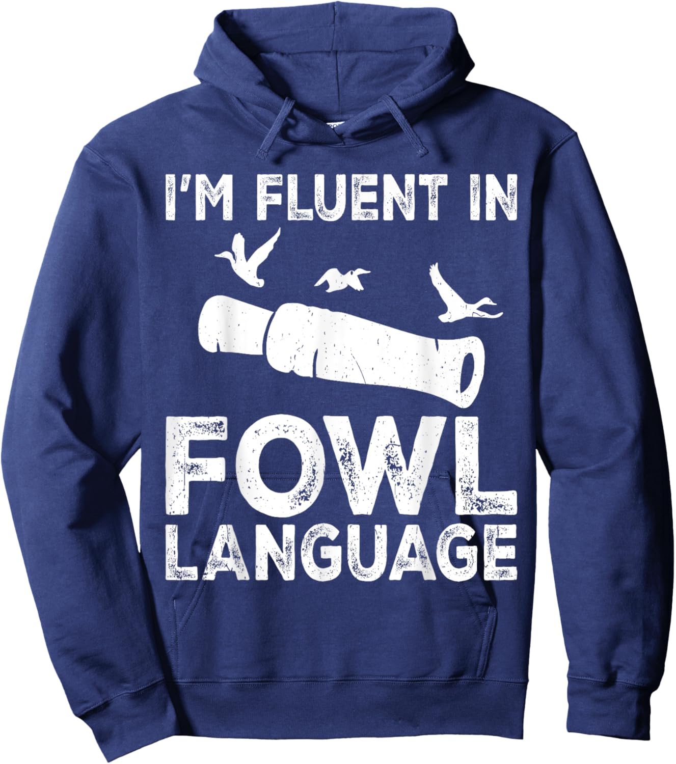 Duck Hunter Funny Duck Hunting Hoodie - Hoodie | Navy