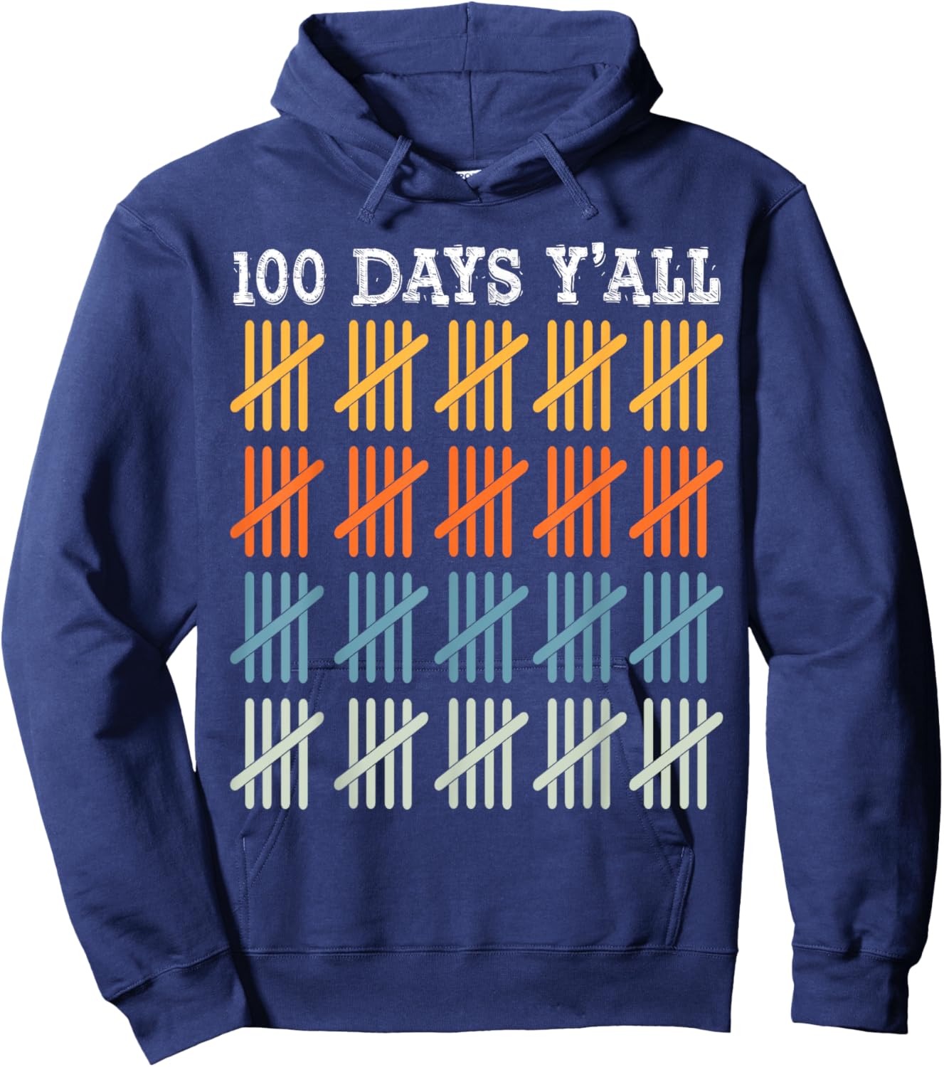 100 Days of School Kids 100th Day of School Hoodie - Hoodie | Navy