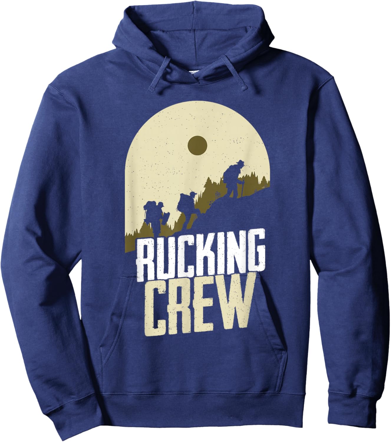 Rucking Crew Backpack Ruck Workout Rucking Hoodie - Hoodie | Navy