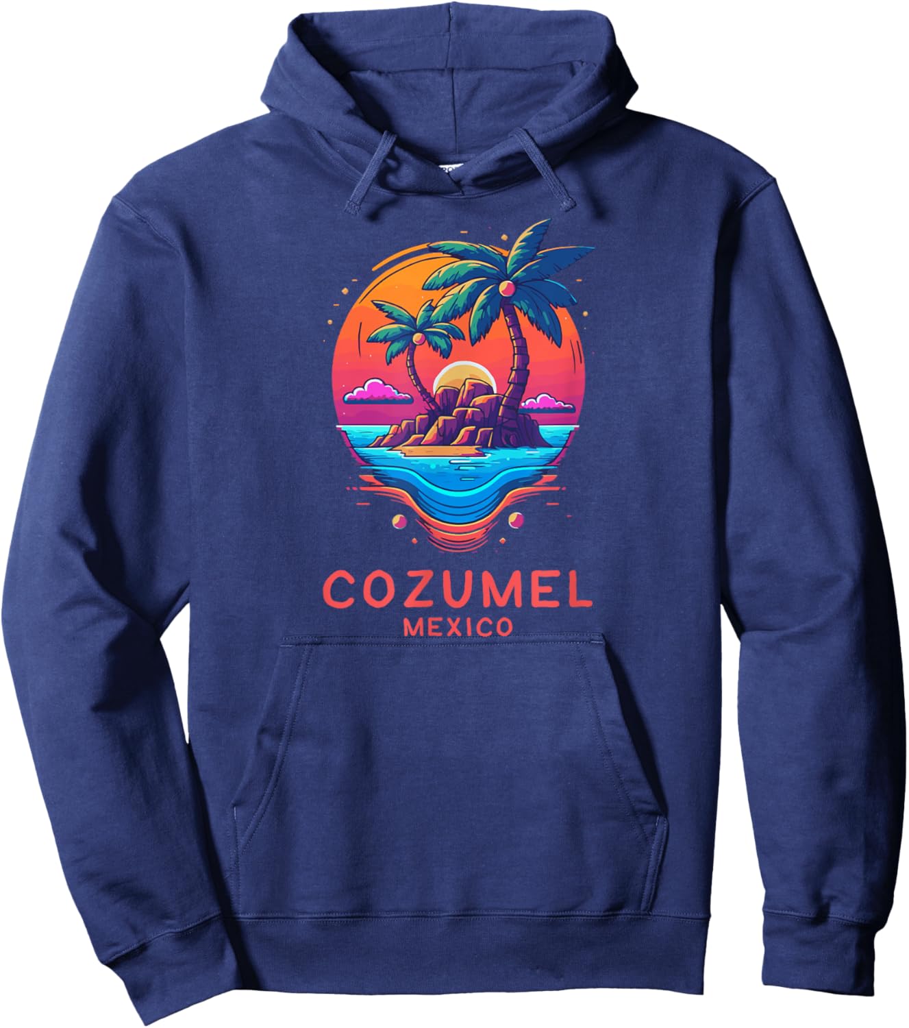 Cozumel Mexico Vacation Hoodie - Hoodie | Navy