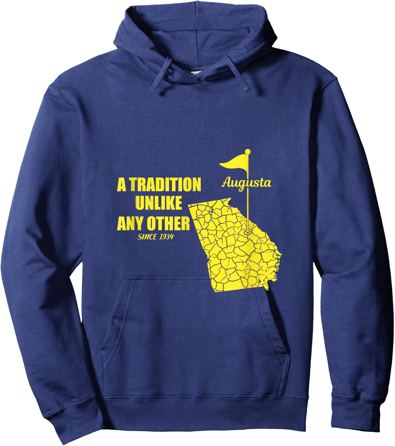 Augusta Georgia Golfing Shirt Golf in April Hoodie - Hoodie | Navy