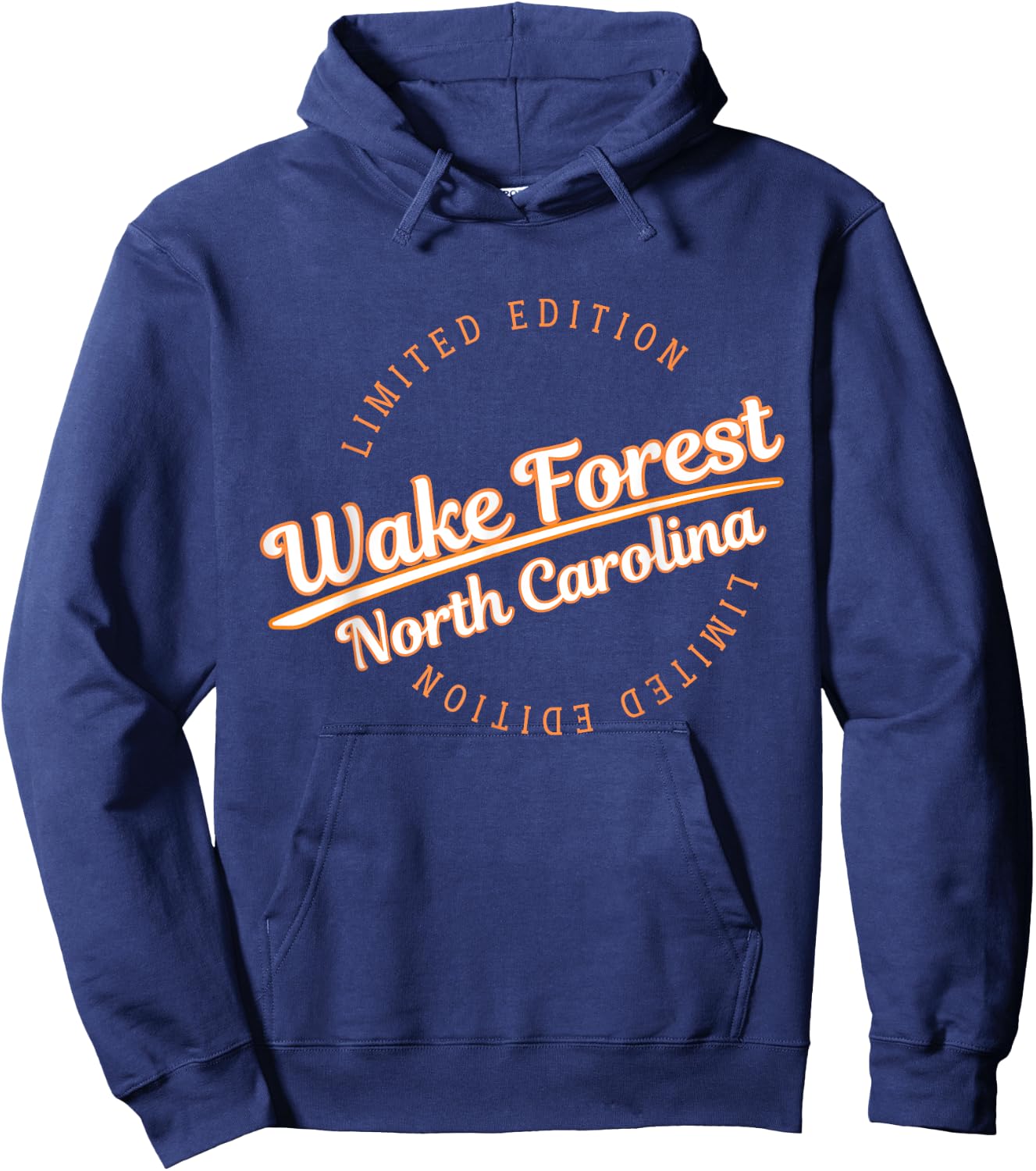 Retro Athletic Wake Forest NC Apparel Hoodie - Hoodie | Navy