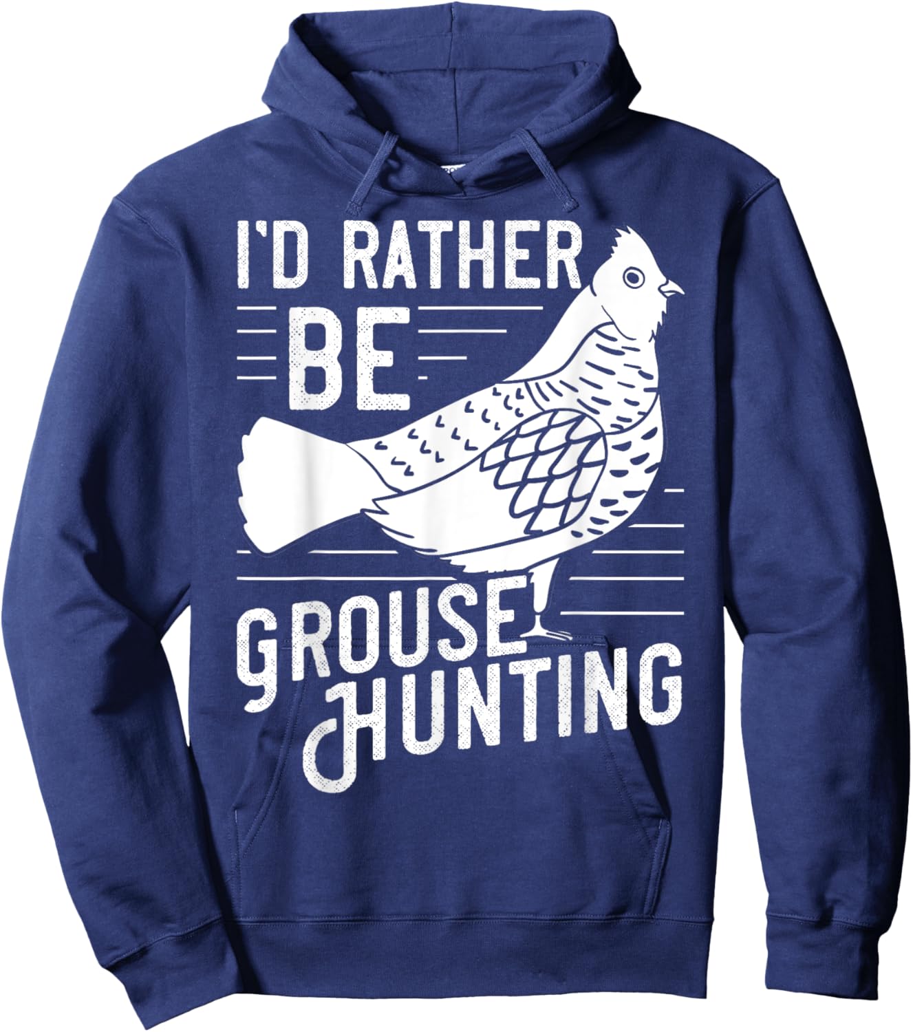 Ruffed Grouse Bird Gift Hunting Spruce Grouse Hoodie - Hoodie | Navy