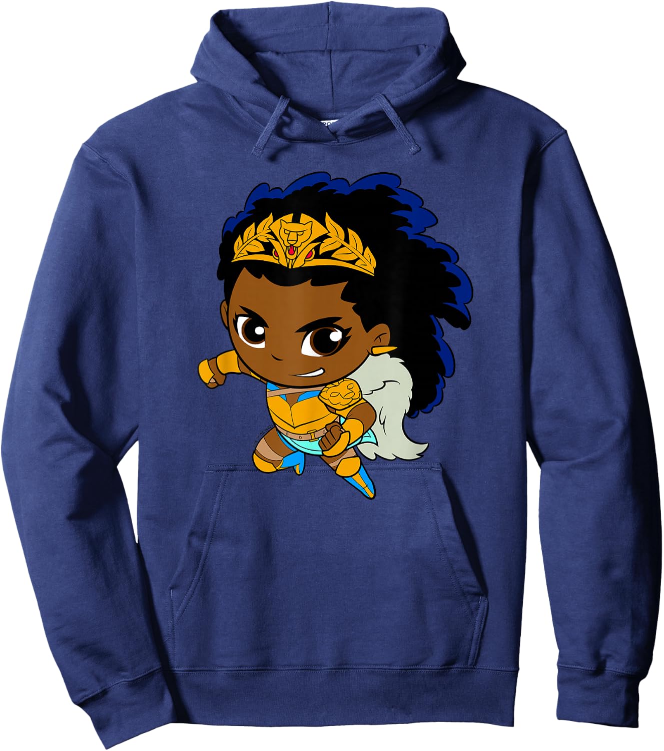 DC Super Friends Nubia Big Character Portrait Hoodie - Hoodie | Navy