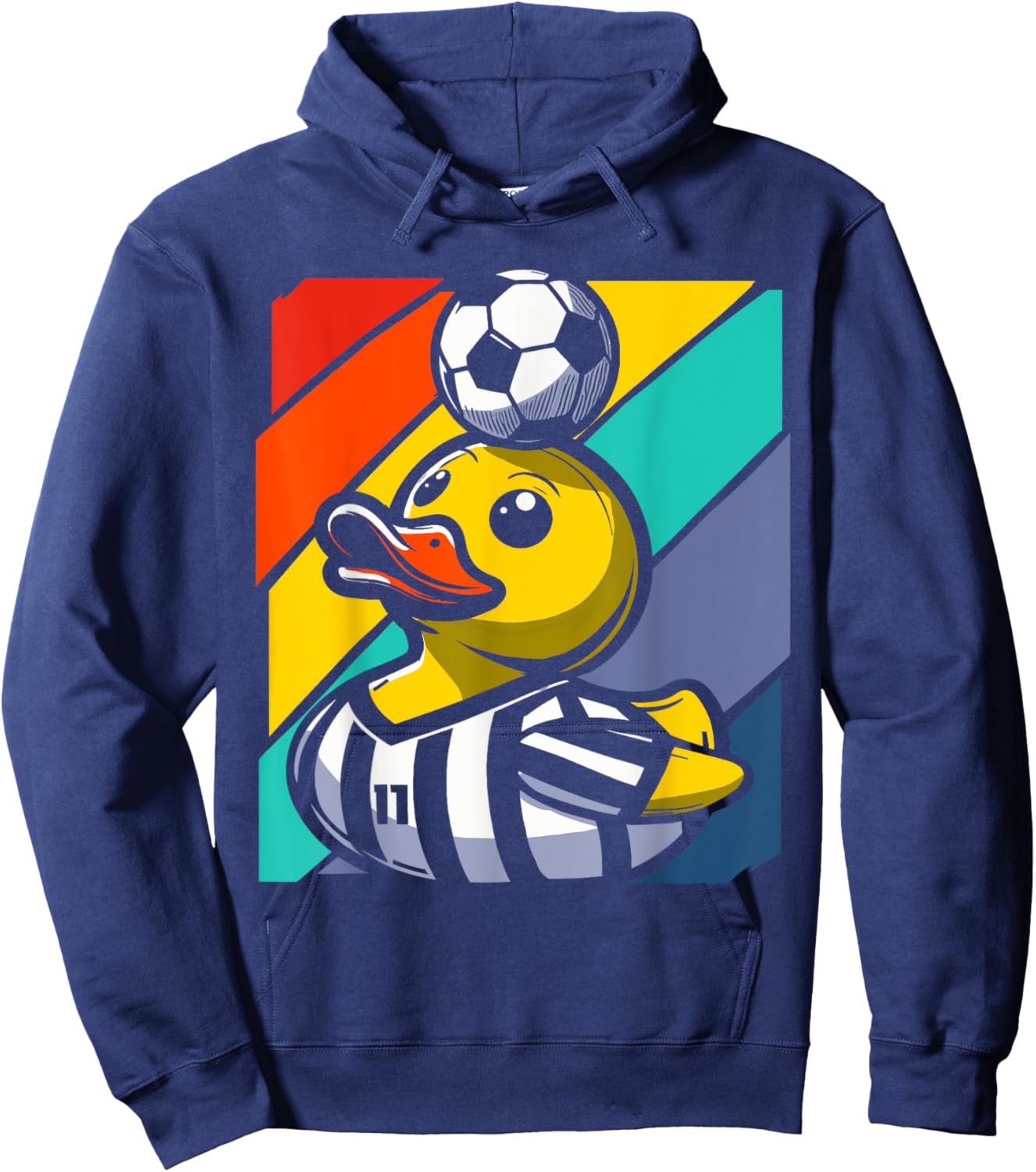 Soccer Rubber Duck Hoodie - Hoodie | Navy