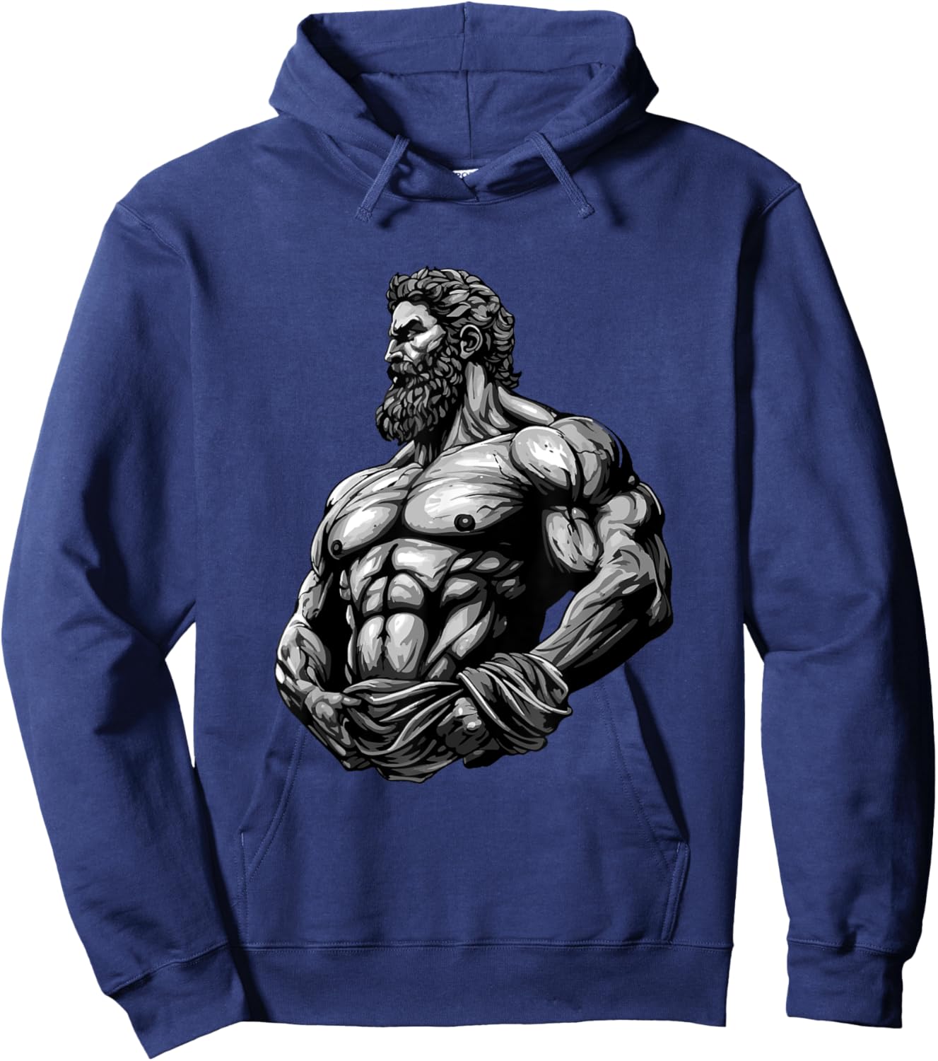 Greek Warrior Bodybuilding Gym Muscles Fitness Hoodie - Hoodie | Navy