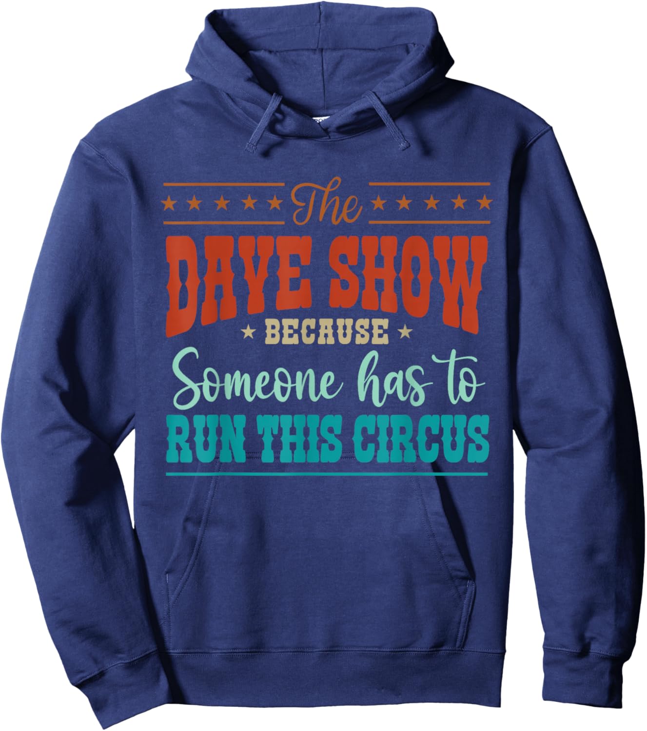 Retro Name Dave Hoodie - Hoodie | Navy