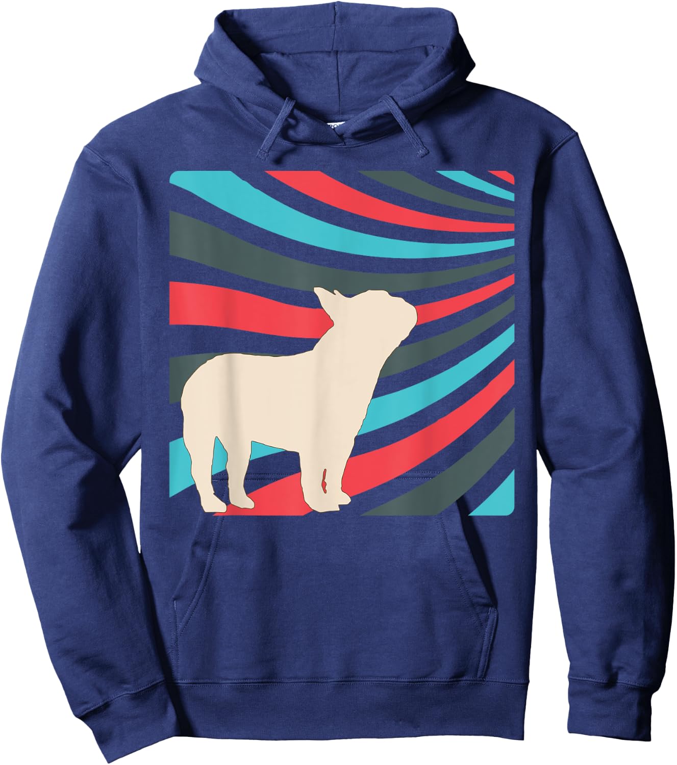 French Bulldog Frenchie Dog Hoodie - Hoodie | Navy