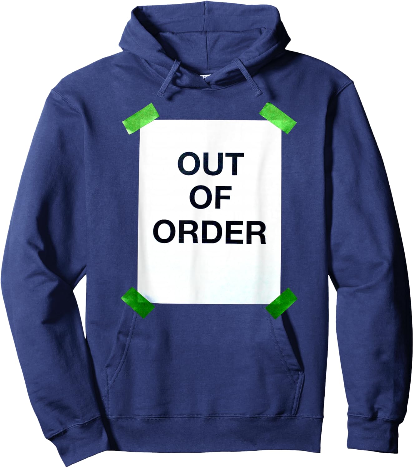 Out of Order Hoodie - Hoodie | Navy