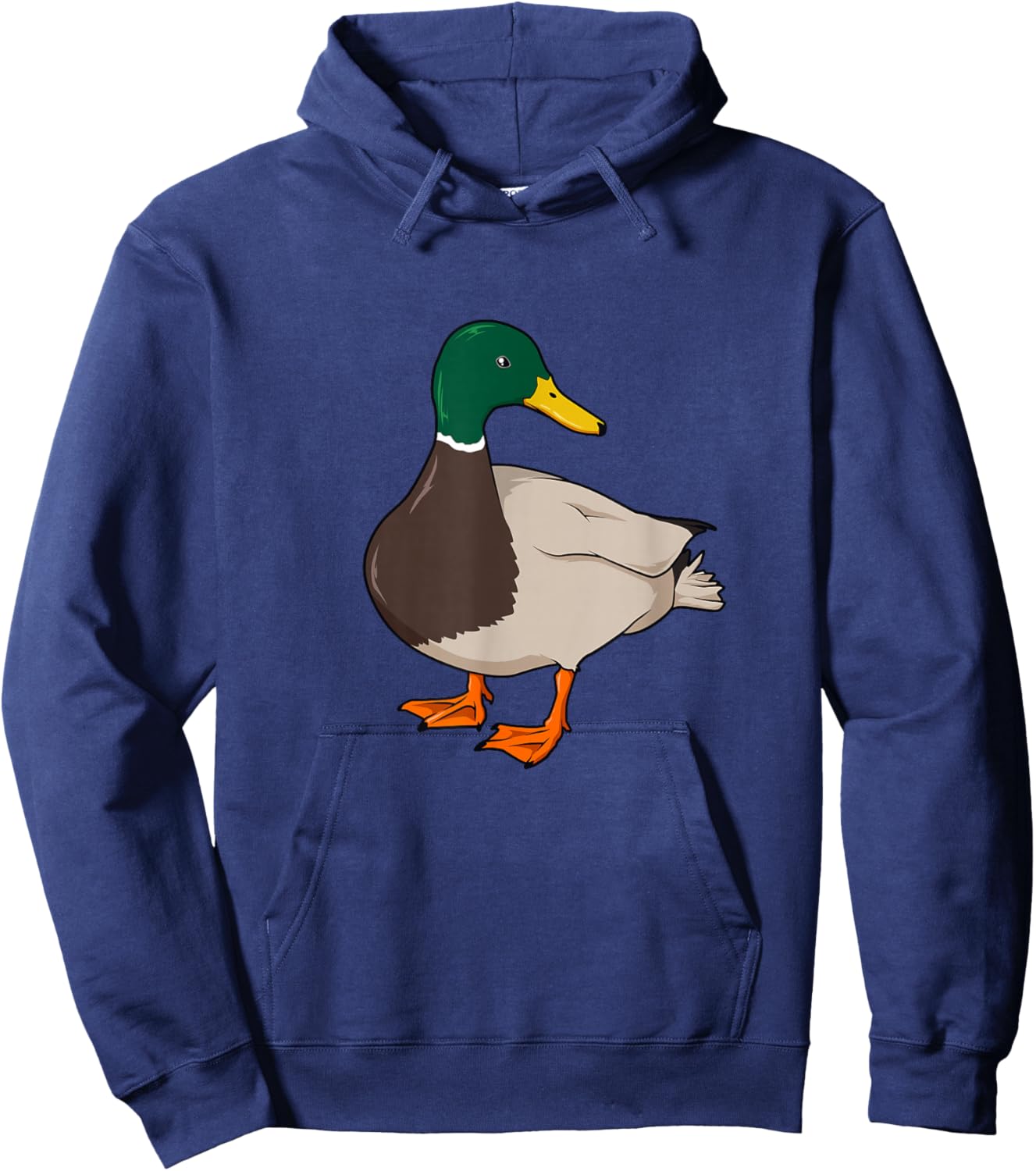 Drawing of mallard duck Hoodie - Hoodie | Navy