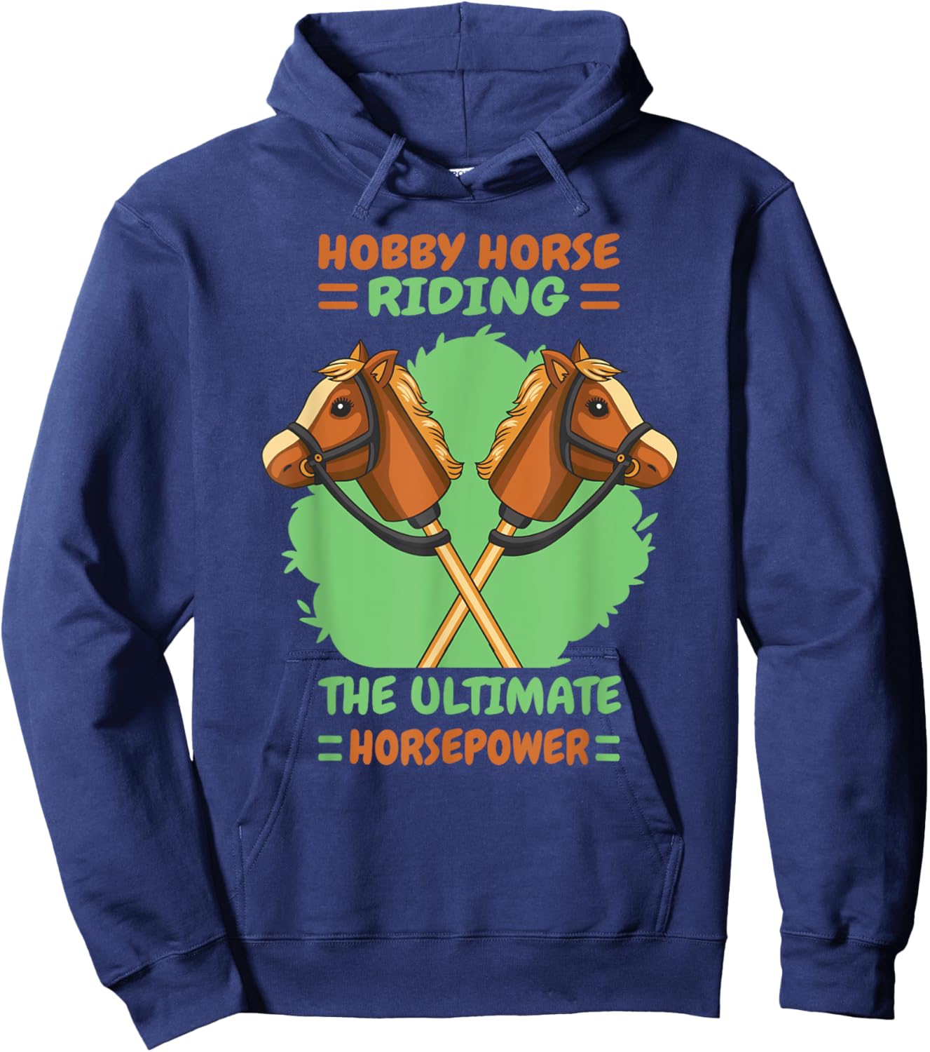 Hobby Horse Riding The Ultimate Horsepower Hoodie - Hoodie | Navy