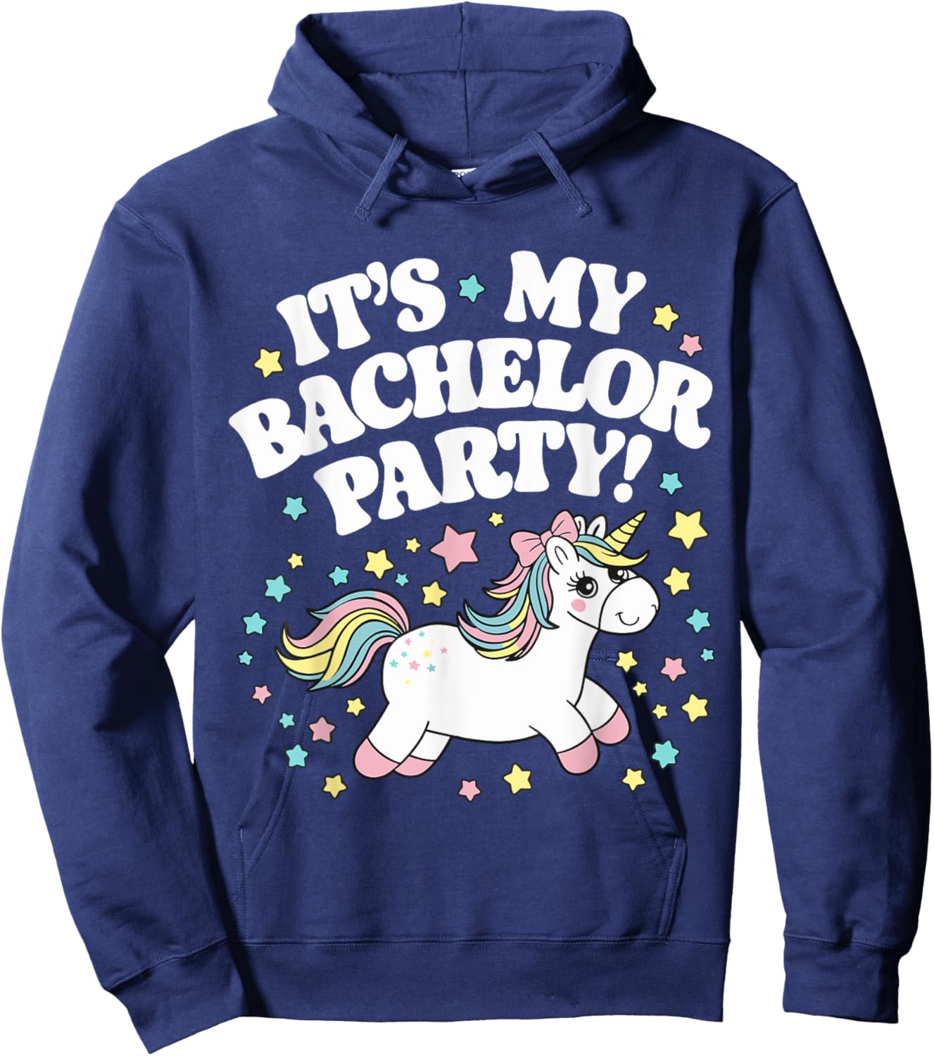 My Bachelor Party Cute Unicorn Bachelor Party Hoodie - Hoodie | Navy