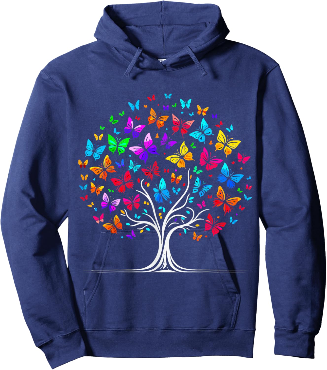 Butterfly Tree Hoodie - Hoodie | Navy