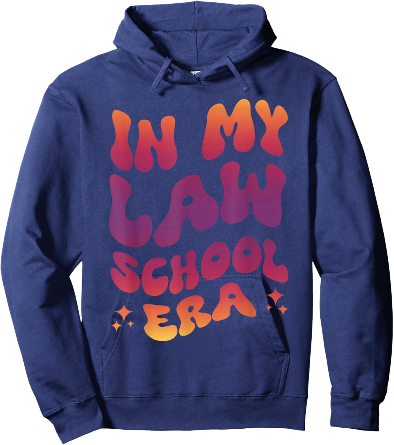 In My Law School Era Hoodie - Hoodie | Navy