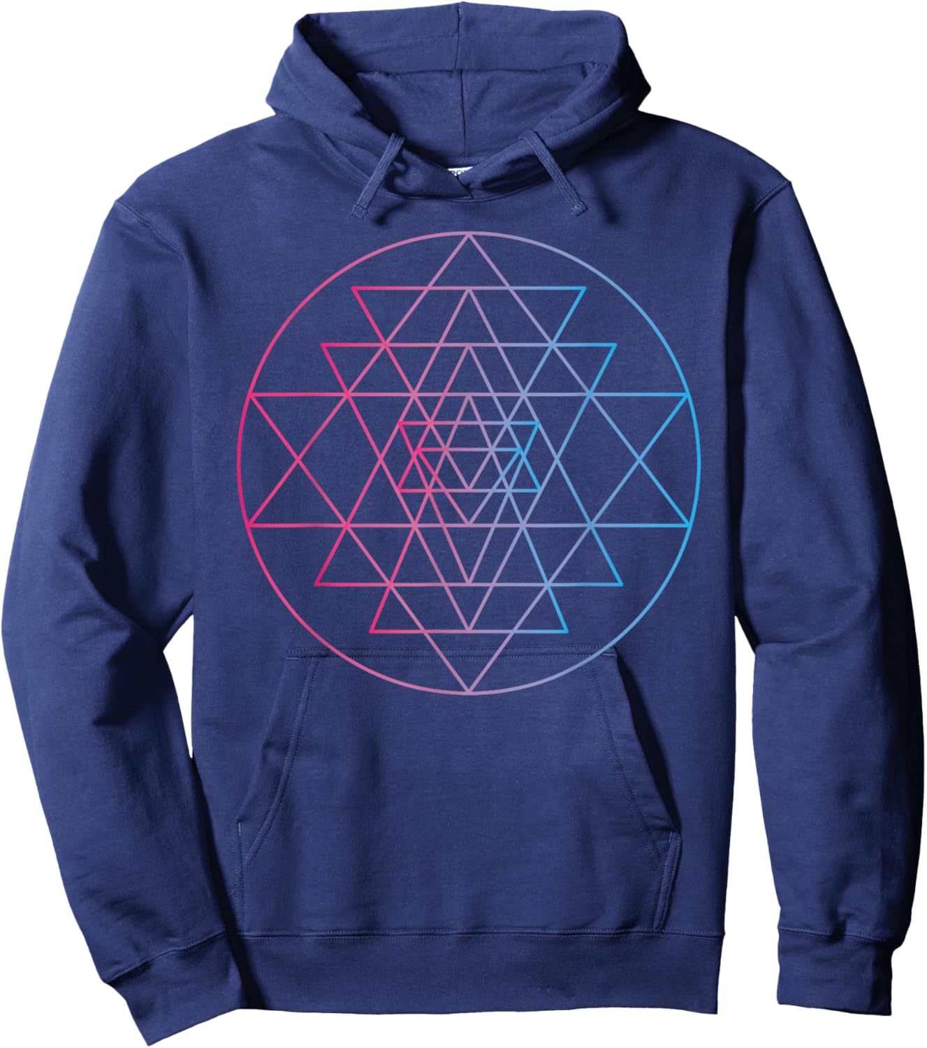 Sri Yantra Yoga Sacred Geometry Yantra Occult Hoodie - Hoodie | Navy