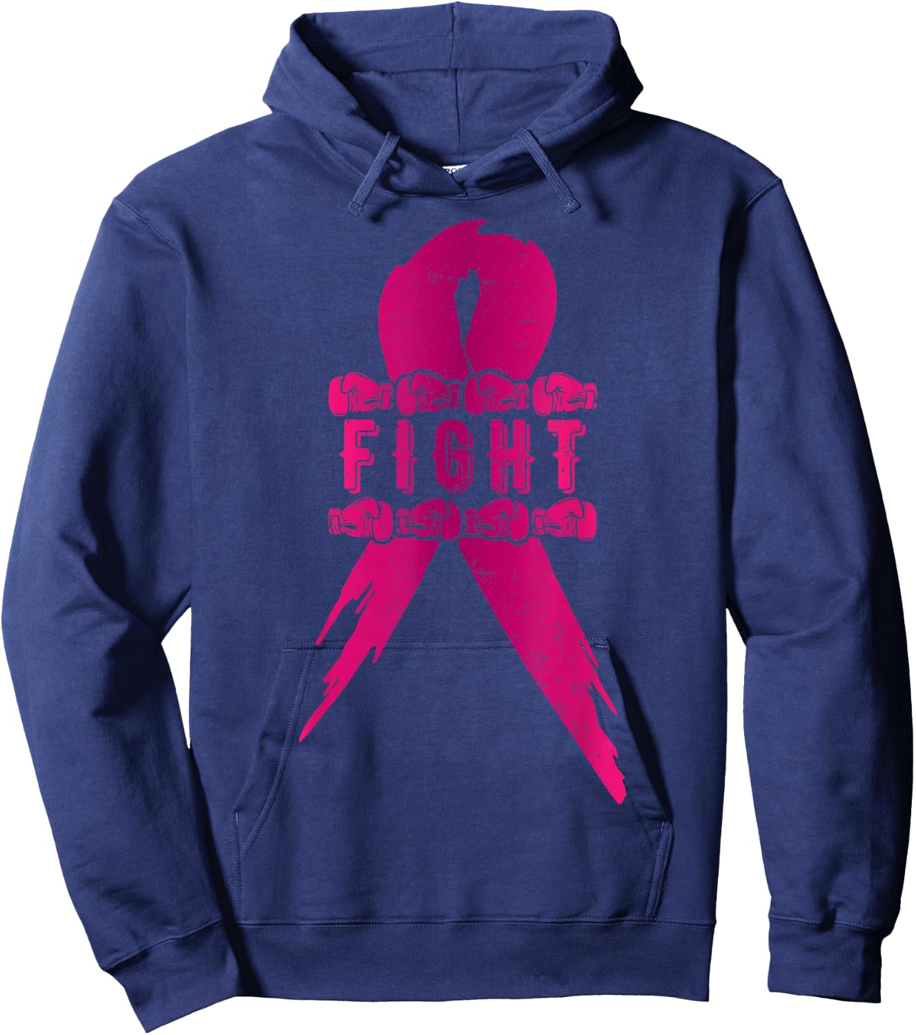 Fight In October BCA Pink Ribbon Hoodie - Hoodie | Navy