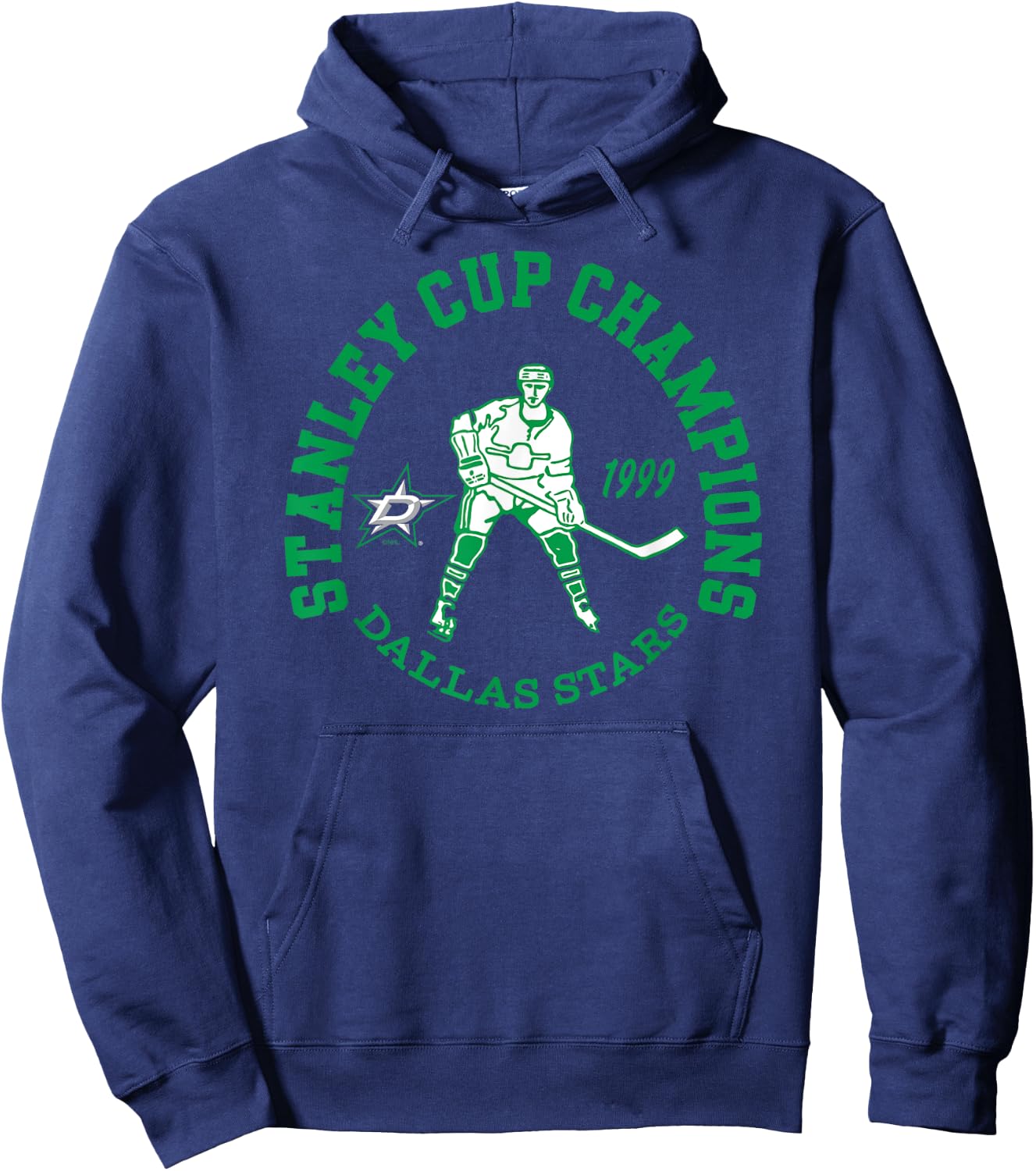 Dallas Stars Stanley Cup Champions 1999 Black Hoodie - Hoodie | Navy