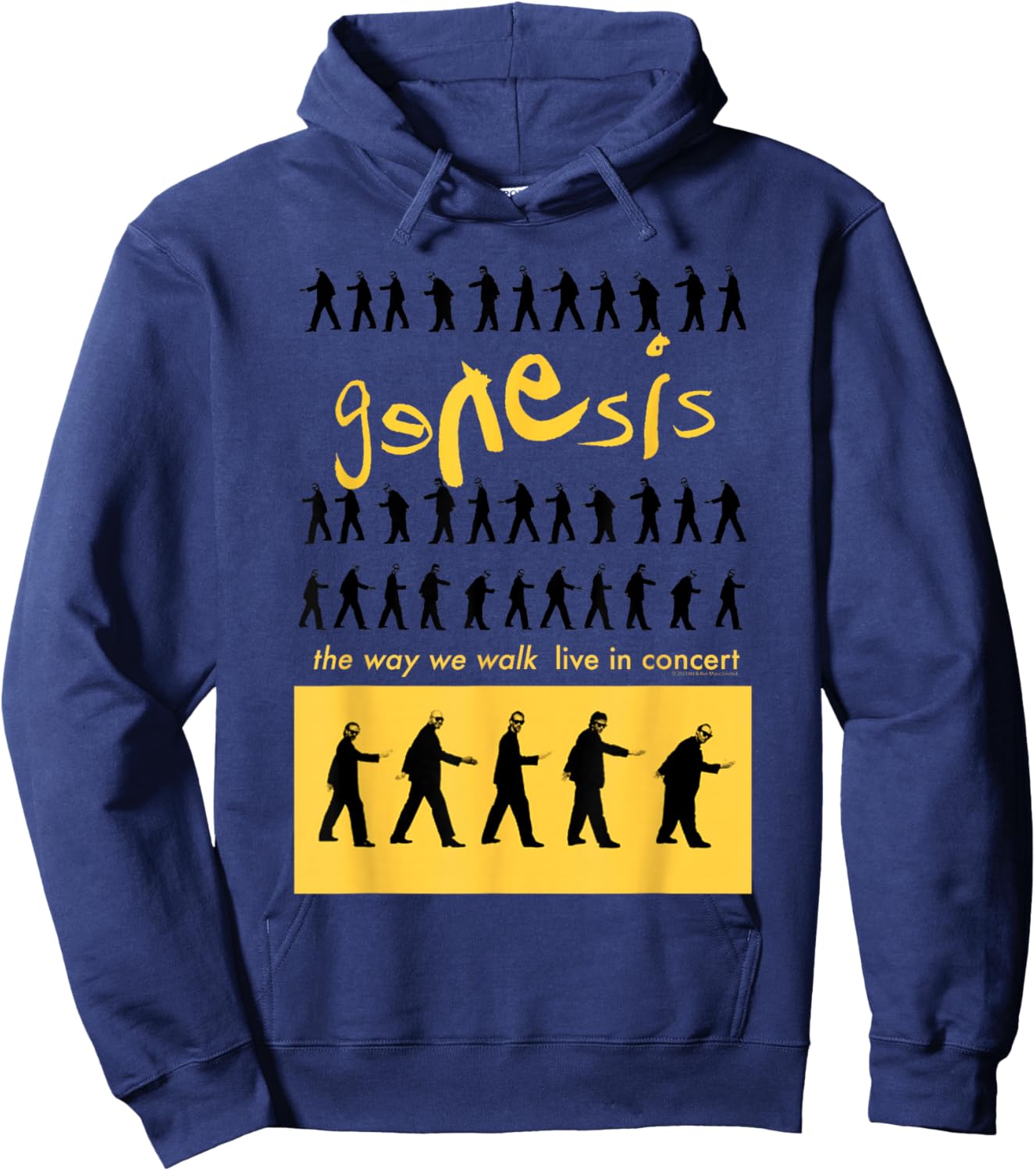 Genesis Rock Music Band Live In Concert Hoodie - Hoodie | Navy