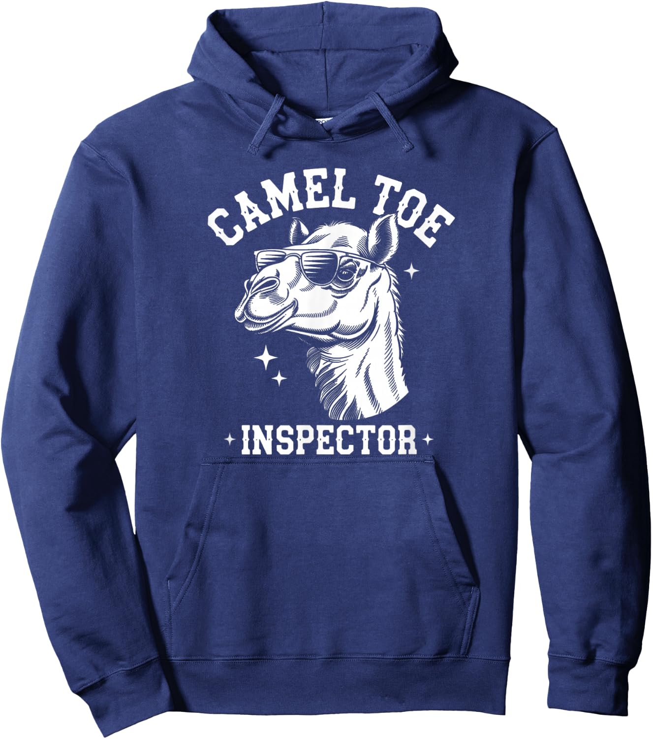 Camel Toe Inspector Funny Adult Animal Dad Joke Hoodie - Hoodie | Navy