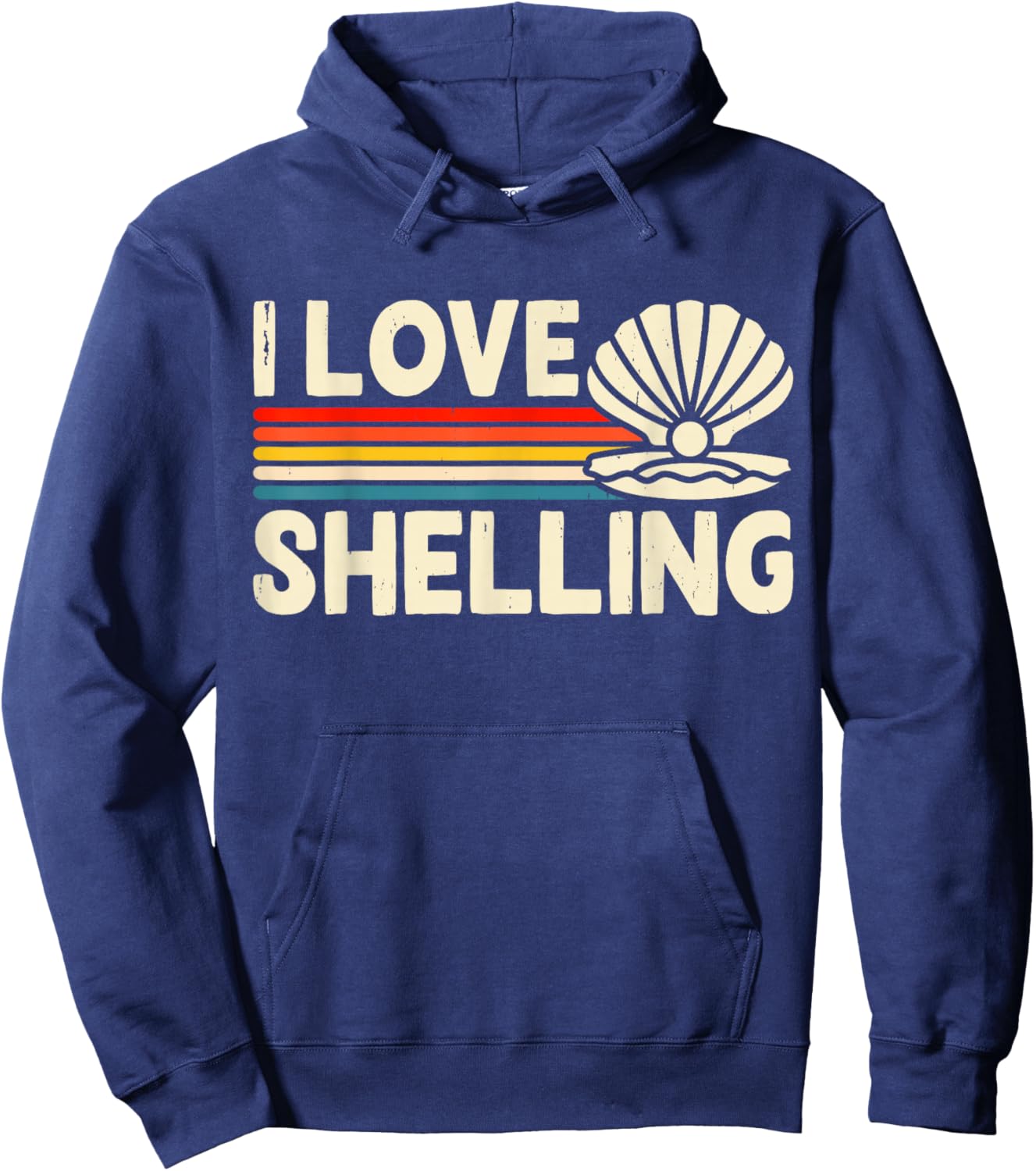 I Love Shelling Hoodie - Hoodie | Navy